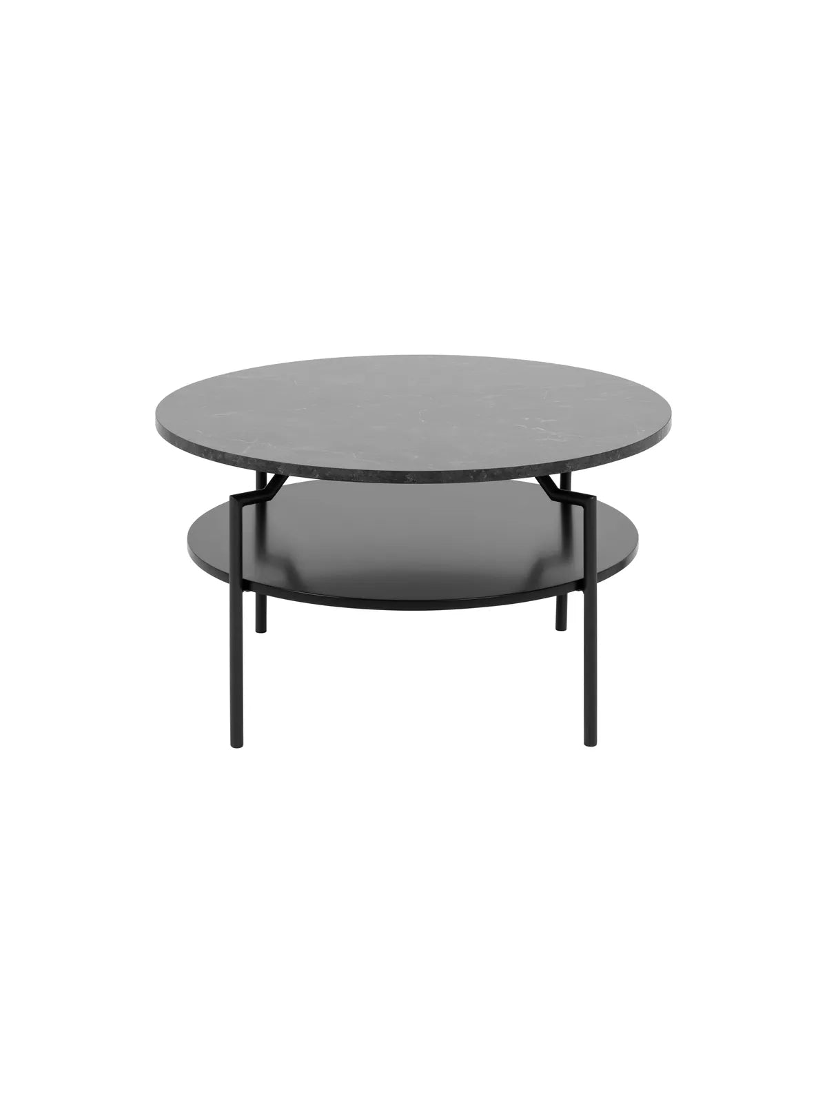 Goldington Couchtisch Marmor Schwarz Izmir Melamin