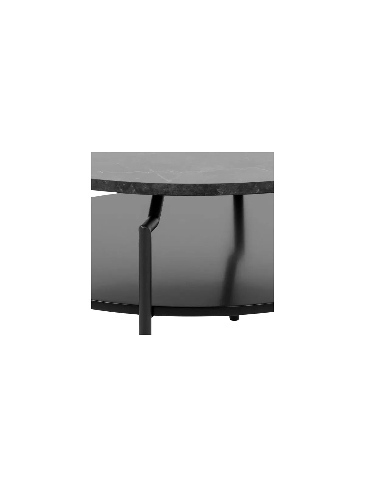 Goldington Couchtisch Marmor Schwarz Izmir Melamin