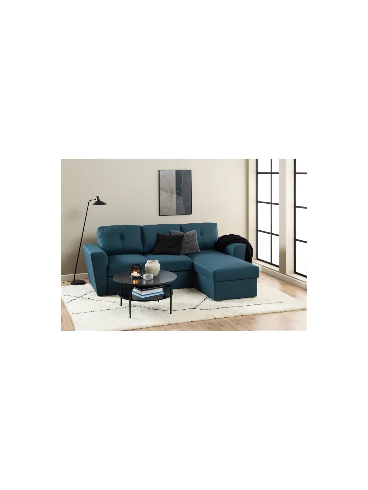 Goldington Couchtisch Marmor Schwarz Izmir Melamin