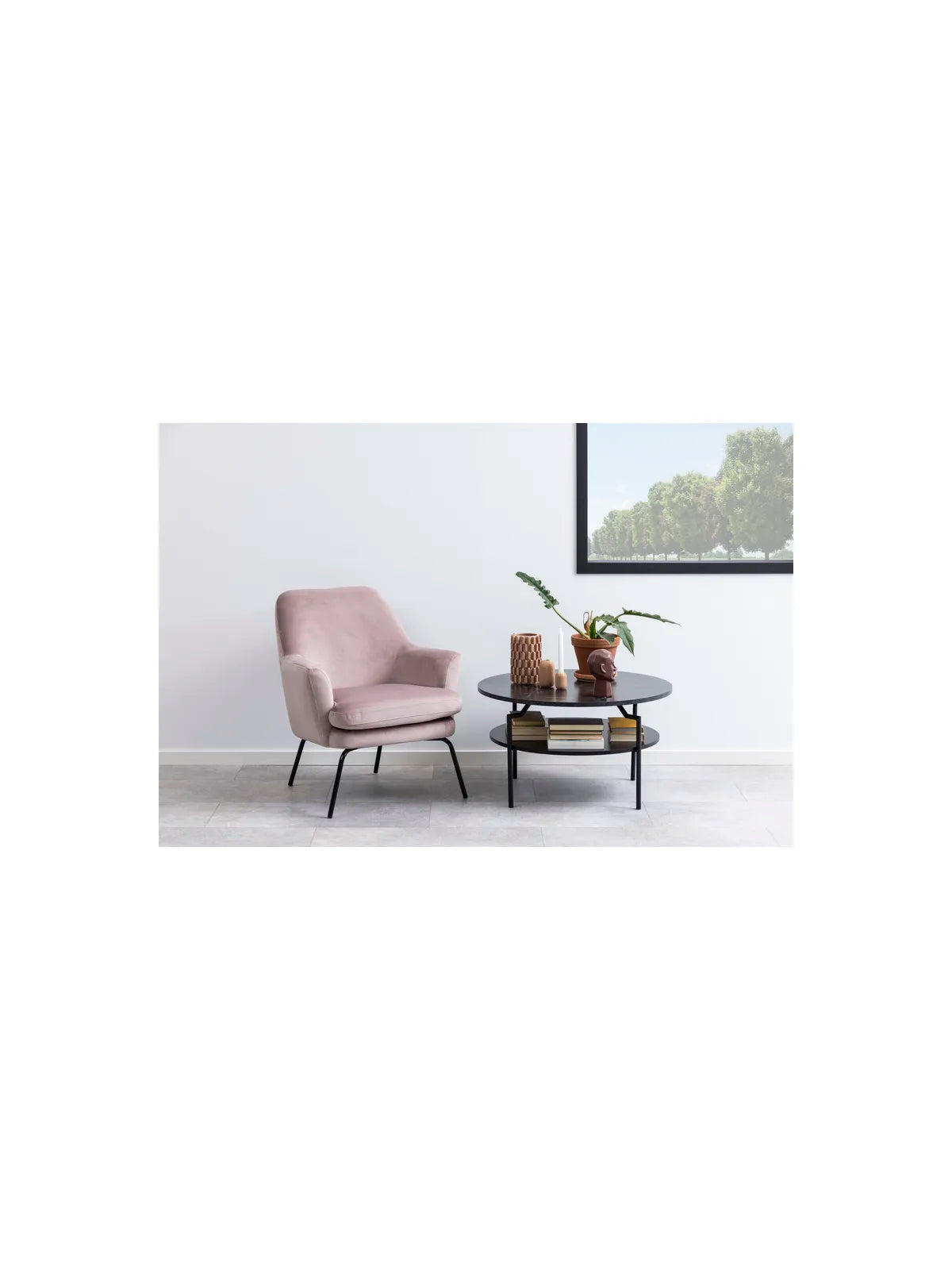 Goldington Couchtisch Marmor Schwarz Izmir Melamin