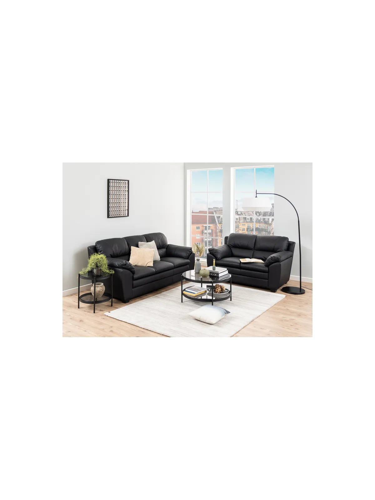 Bayonne Couchtisch Rauch Gehärtetet Glas