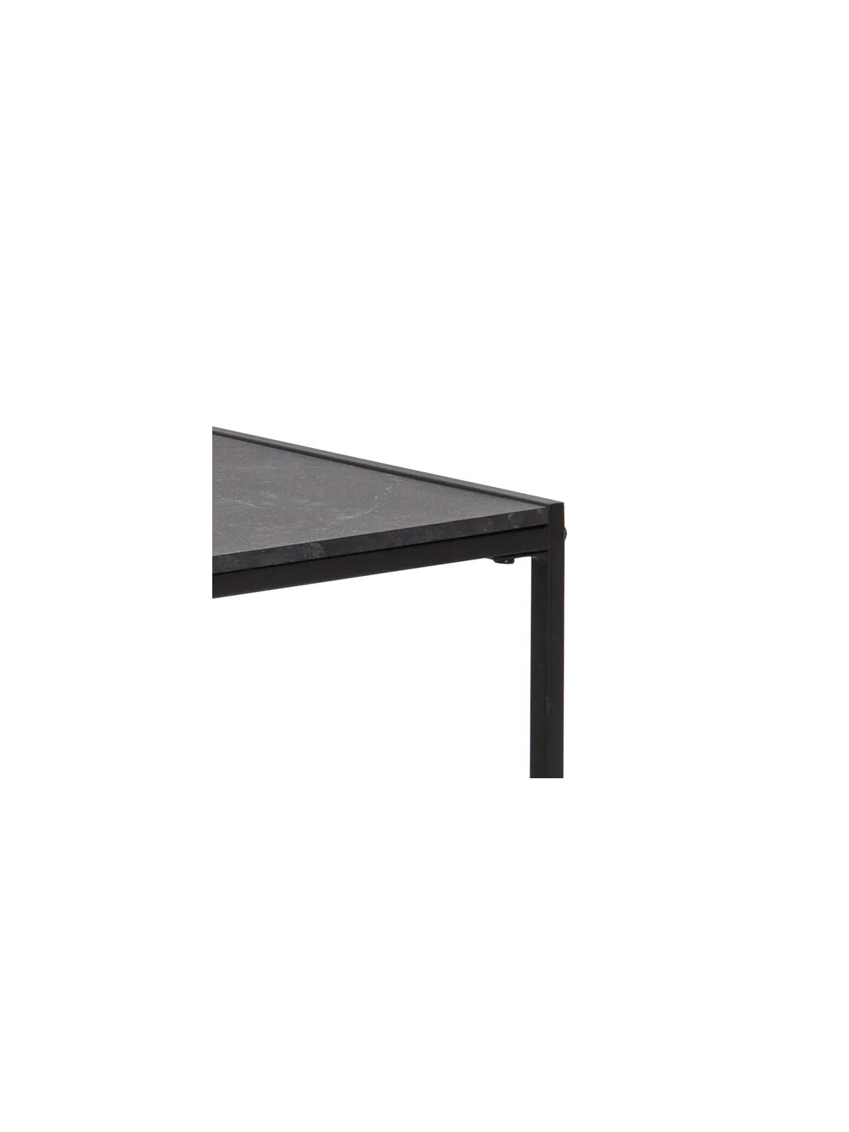 Infinity Couchtisch Izmir Matt Schwarz Rau Melamin
