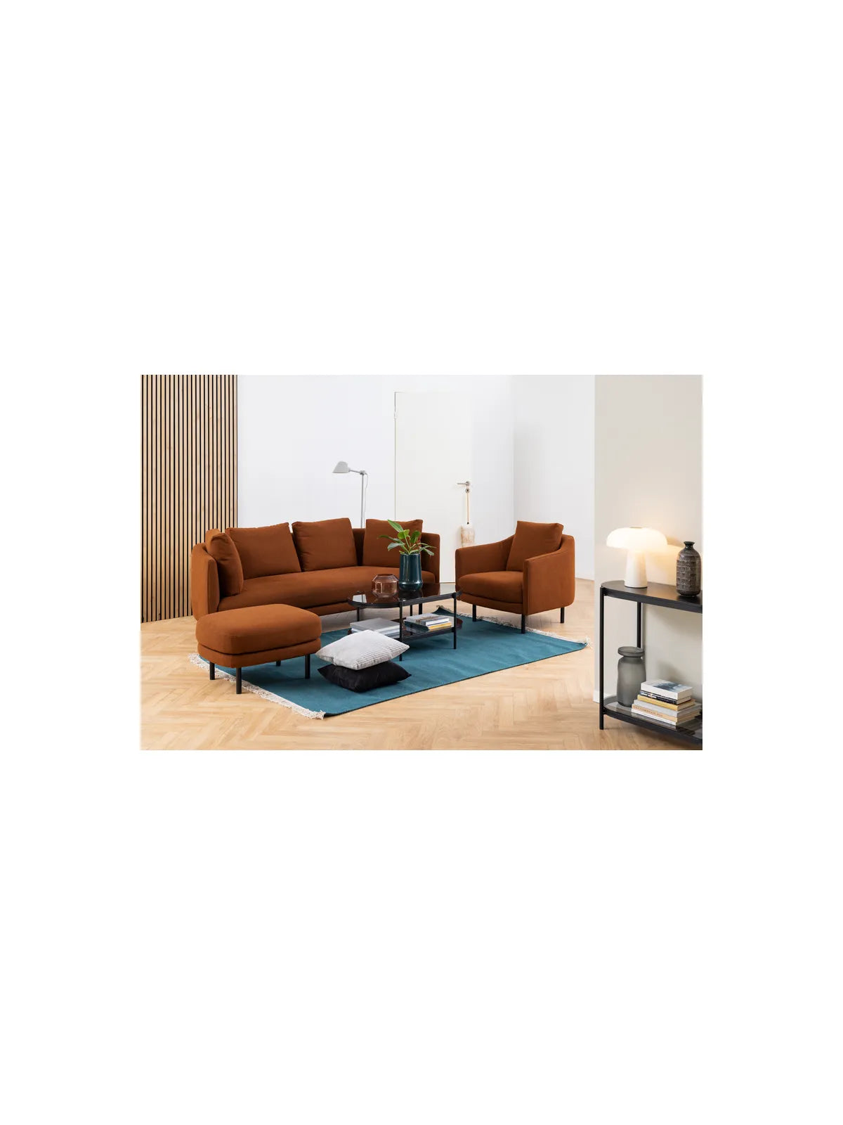 Bayonne Couchtisch Rauch Gehärtetet Glas