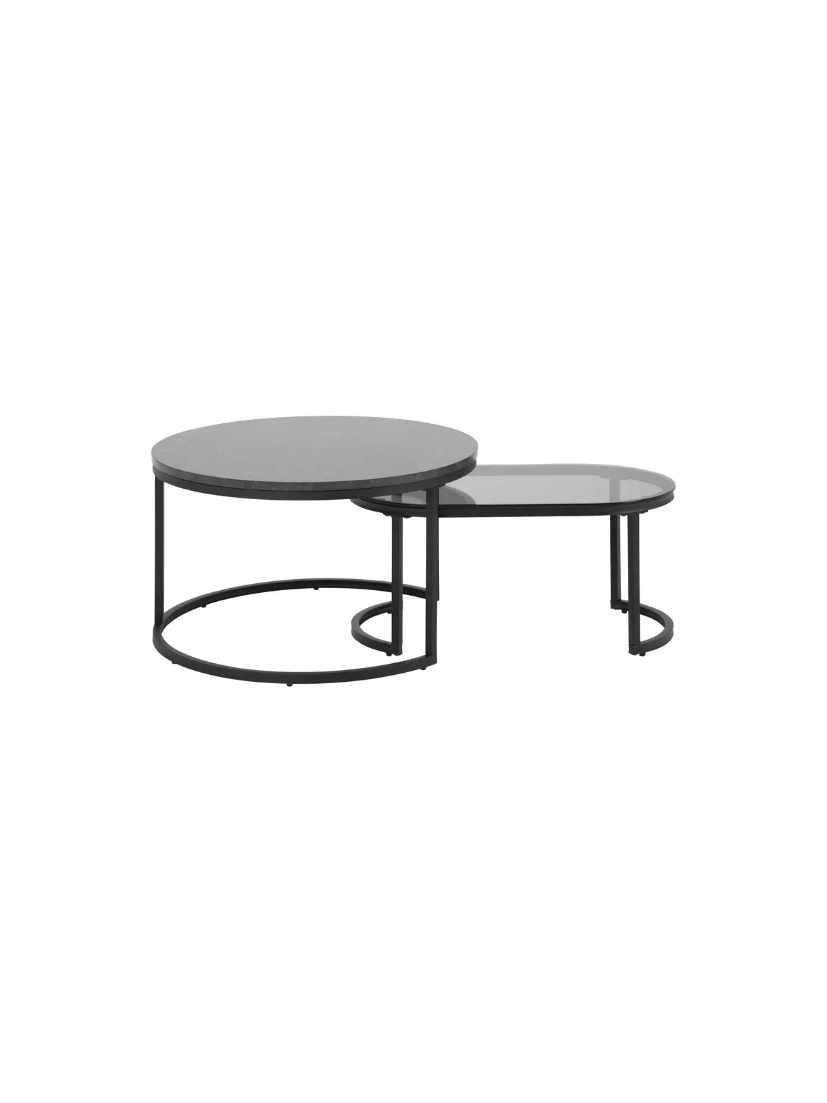 Melamin Couchtisch Spiro Schwarz