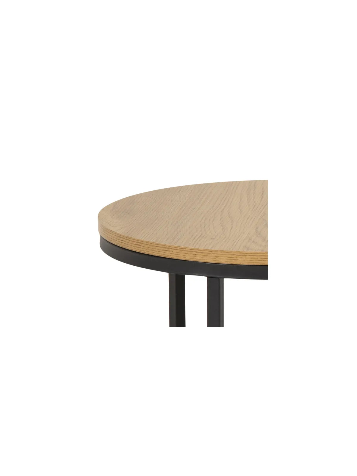 Runder Melamin Couchtisch Spiro Wildeiche