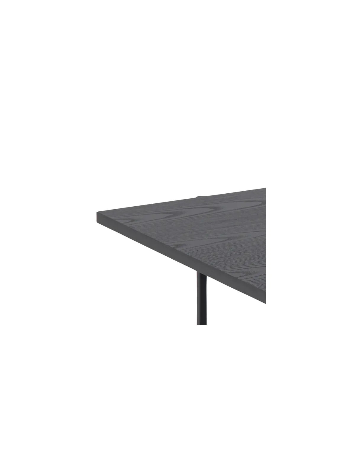 Angus Couchtisch Esche Schwarz Rau Melamin