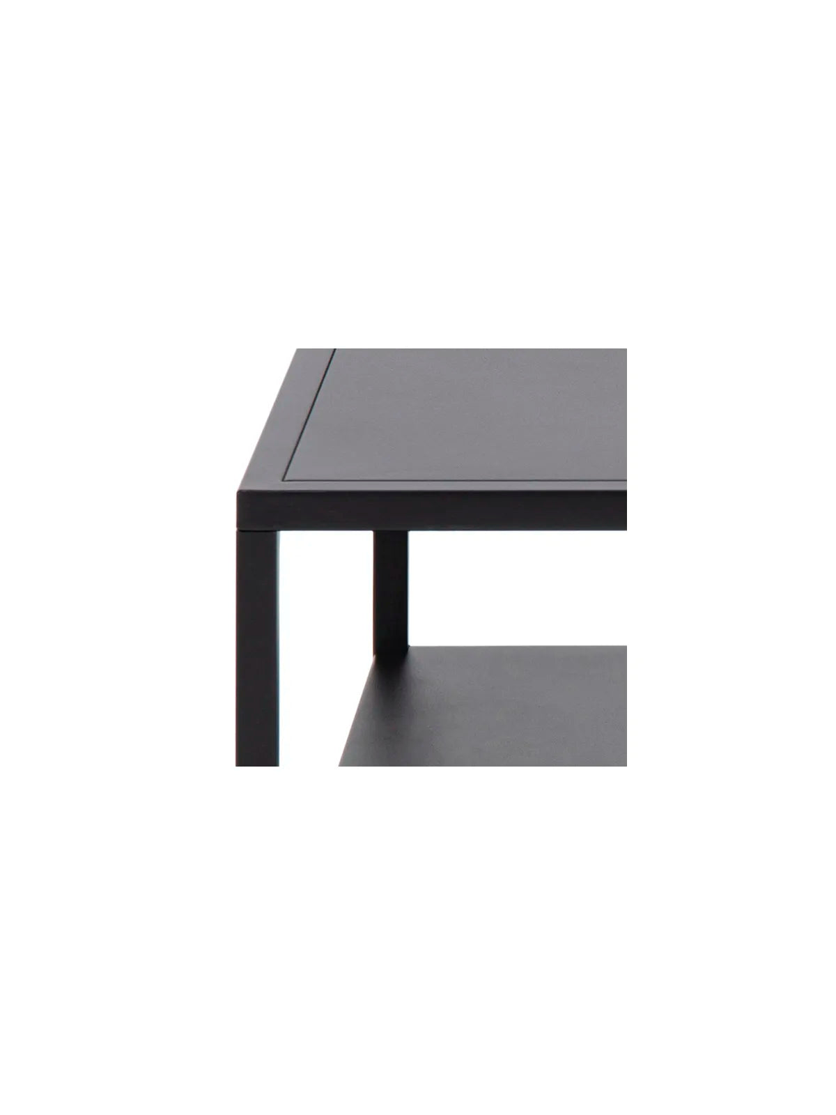 Holz Couchtisch Newton Matt Schwarz