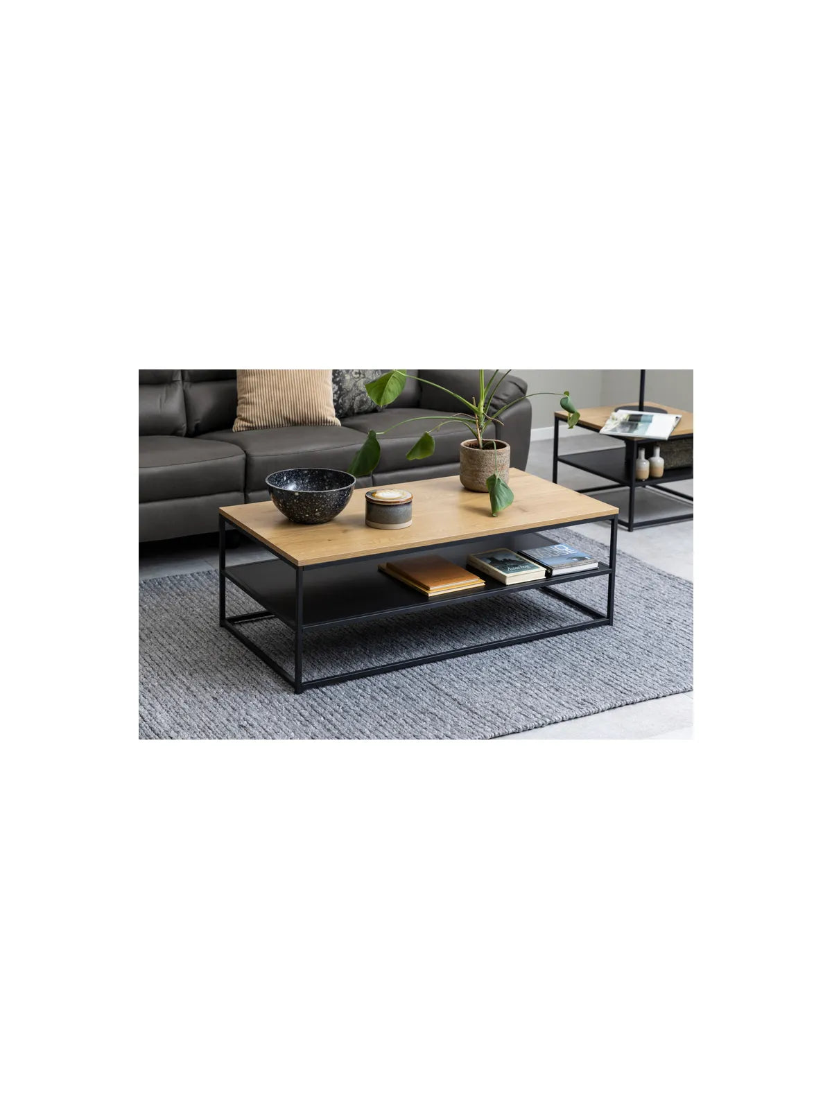 Gila Couchtisch Matt Wildeiche Rau Melamin