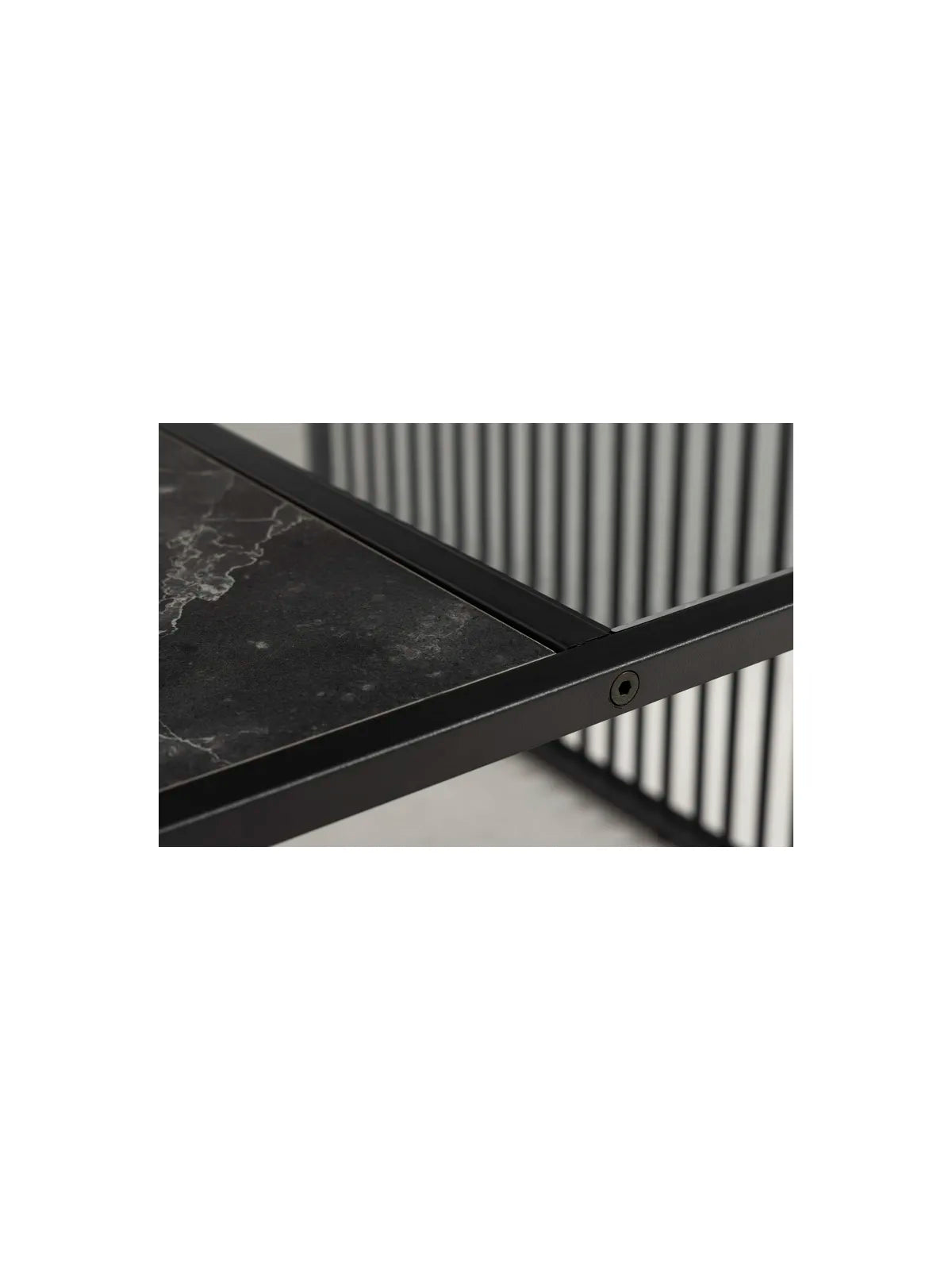 Melamin Couchtisch Strington Schwarz