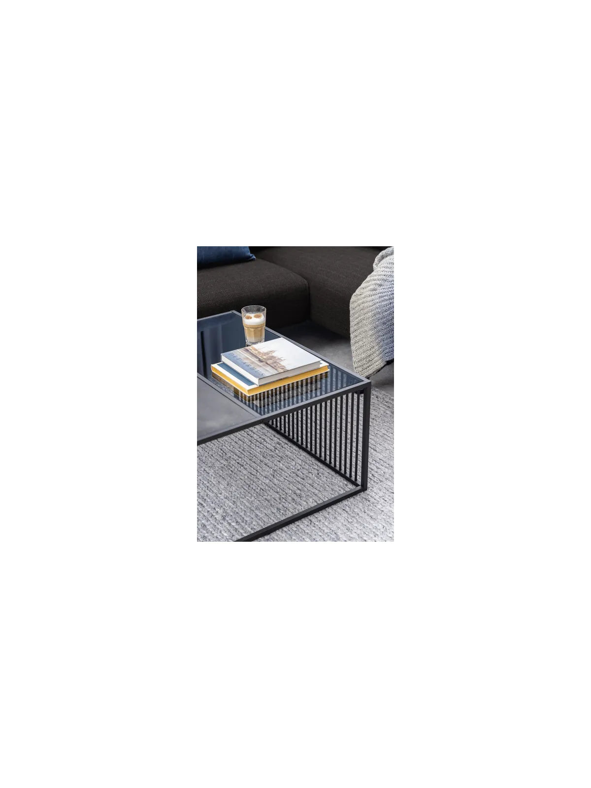 Melamin Couchtisch Strington Schwarz