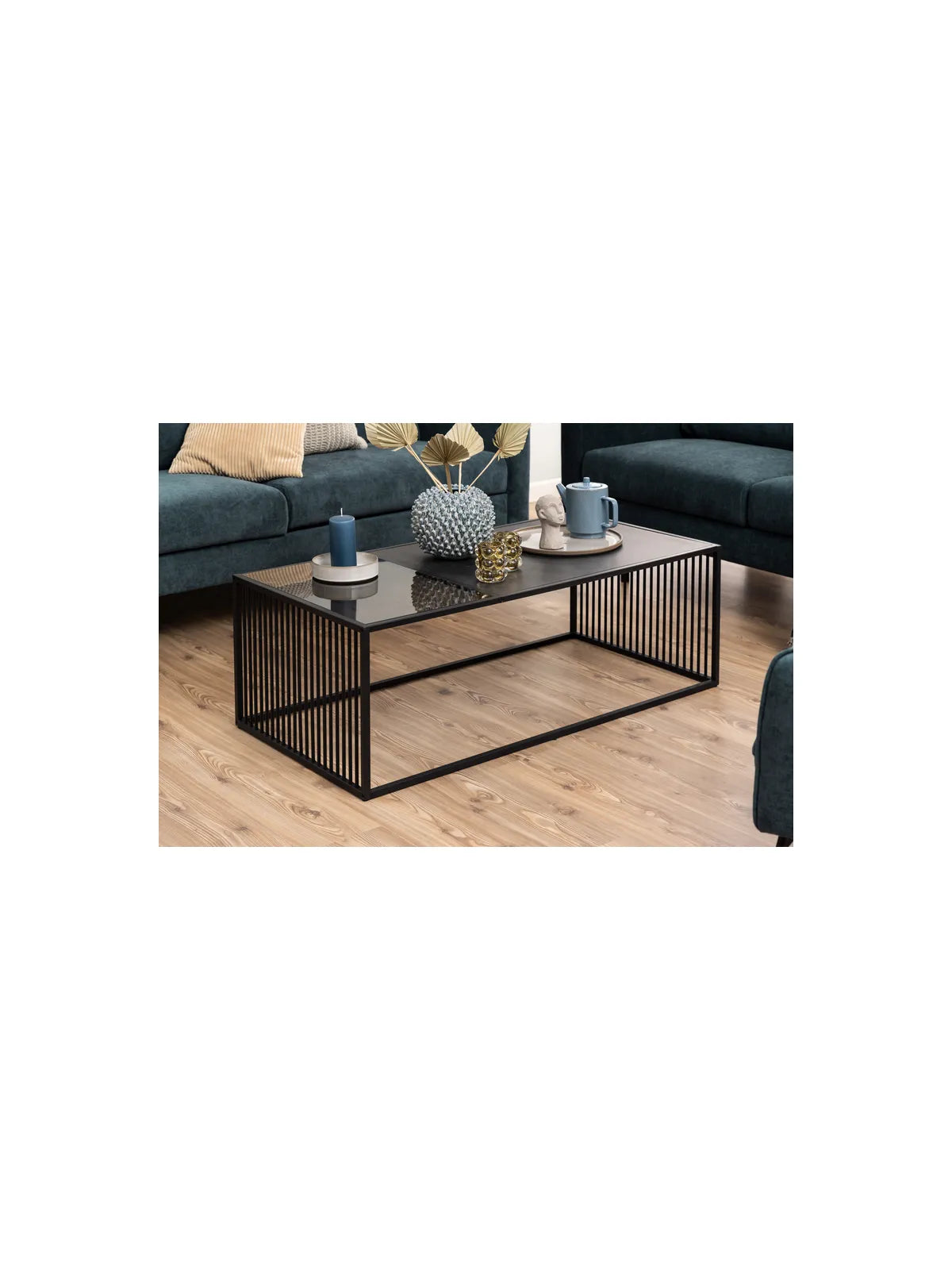 Melamin Couchtisch Strington Schwarz