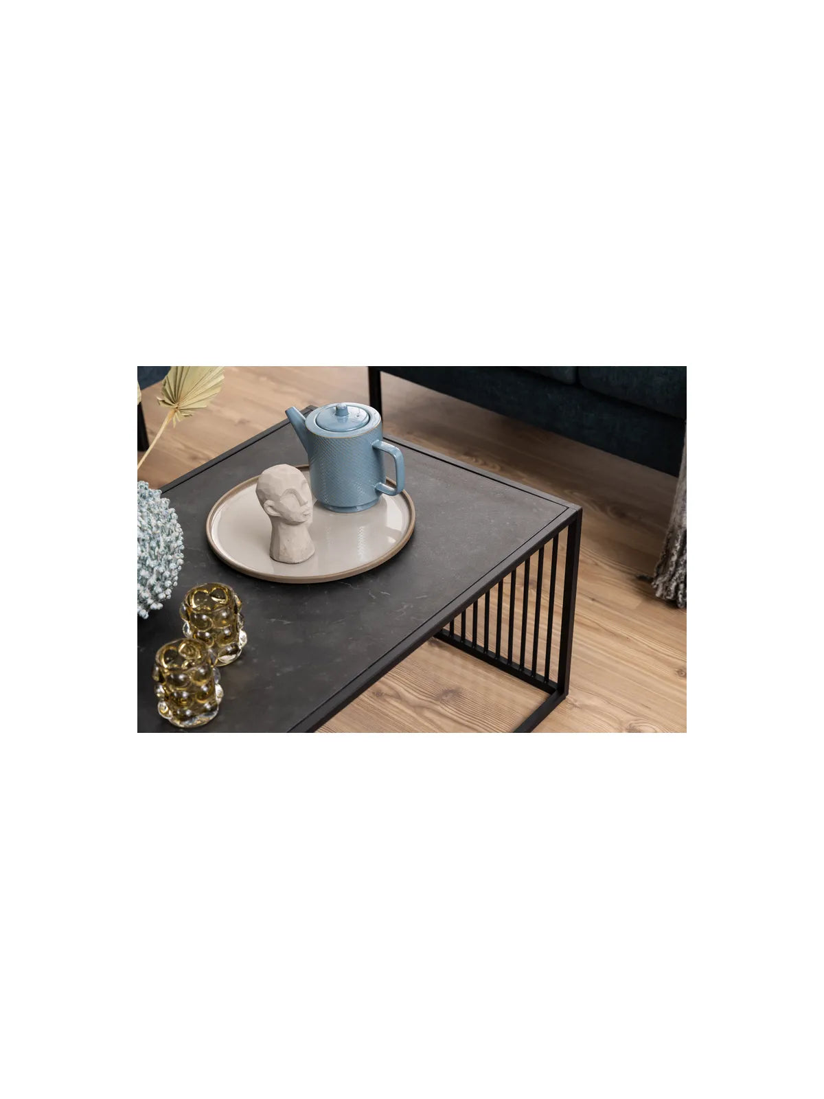 Melamin Couchtisch Strington Schwarz