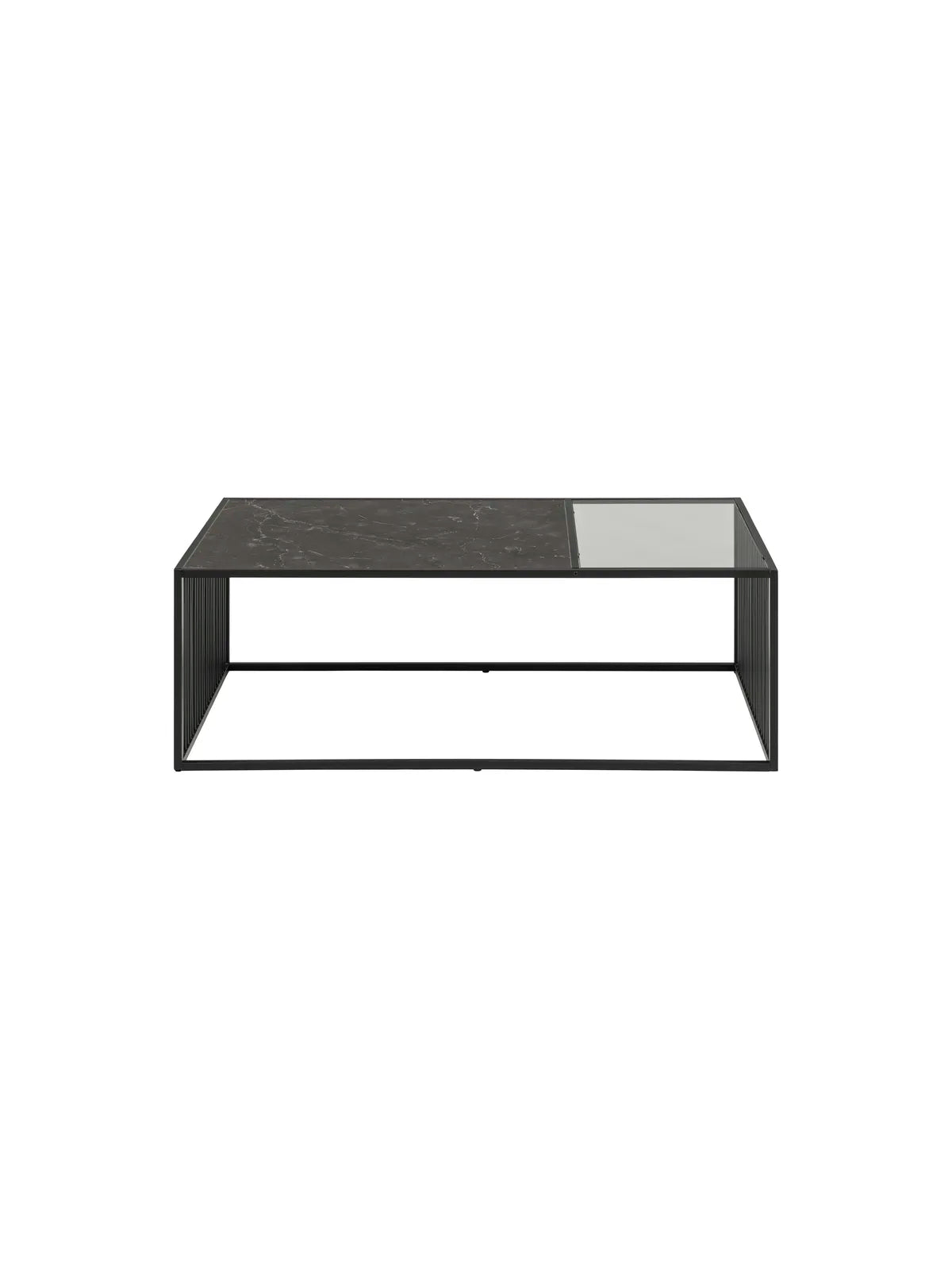 Melamin Couchtisch Strington Schwarz