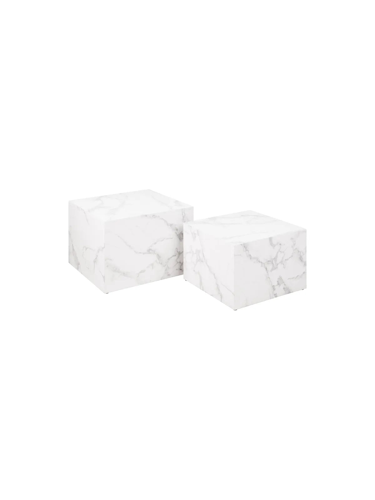 Dice Couchtisch Marmor Weiss Carrara Rau Papier