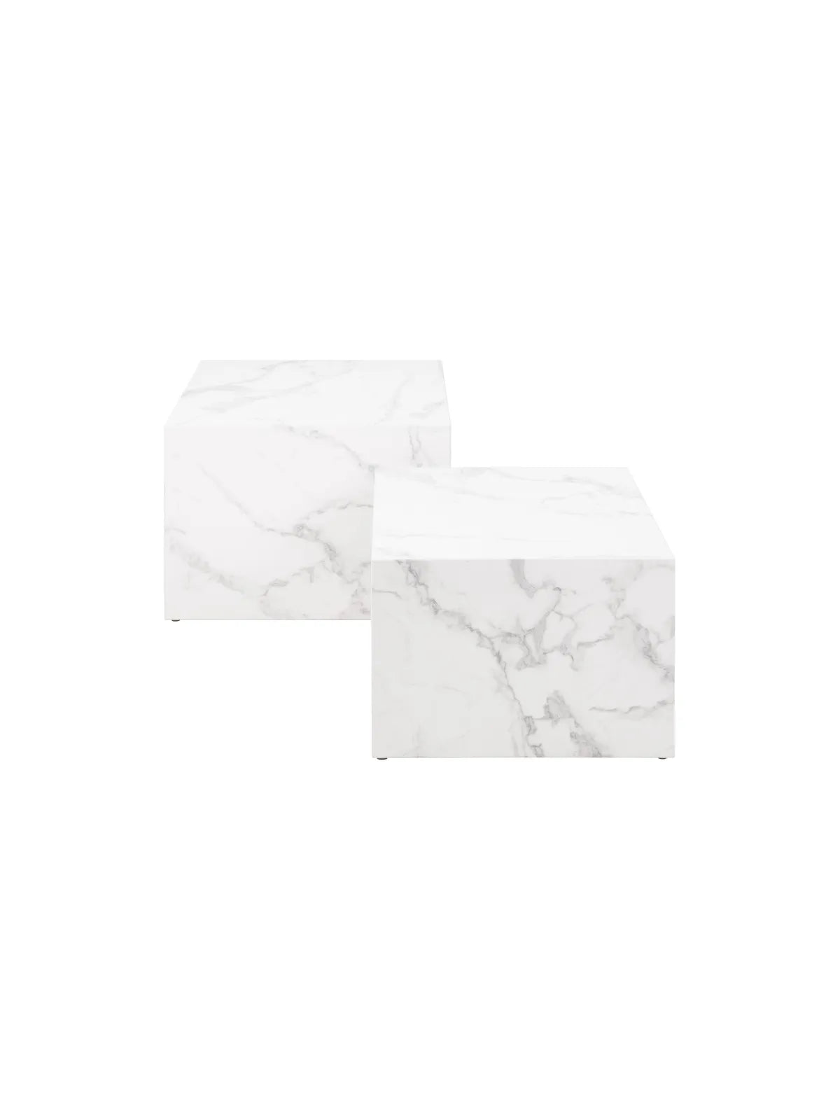 Dice Couchtisch Marmor Weiss Carrara Rau Papier