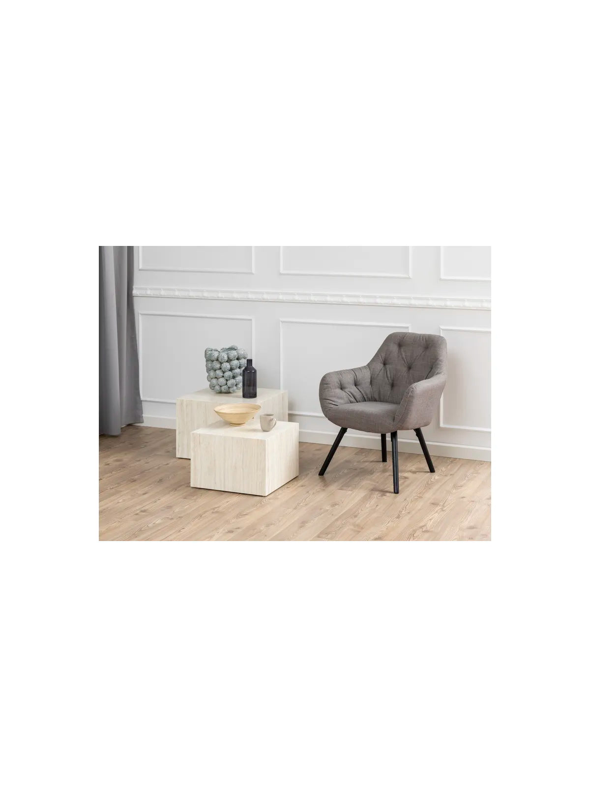 Dice Couchtisch Travertin Rau Papier