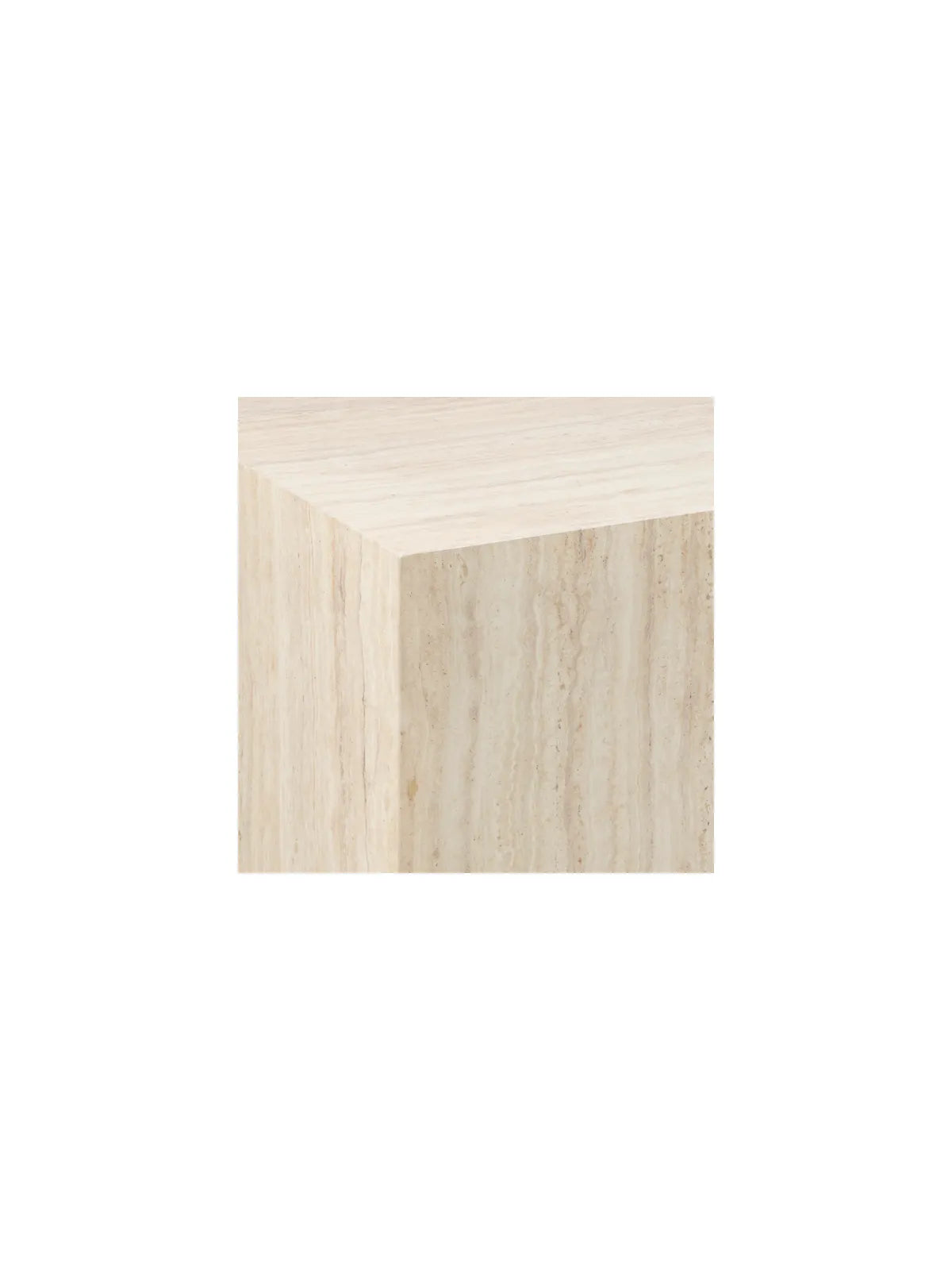 Dice Couchtisch Travertin Rau Papier