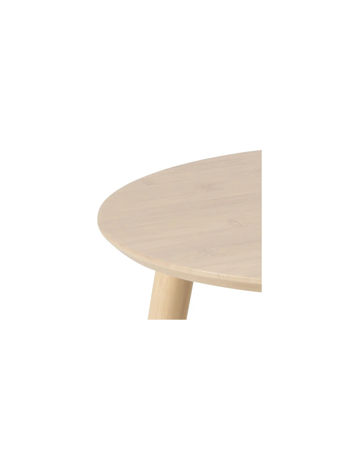 Runder Bambus Couchtisch Roslin Bambus