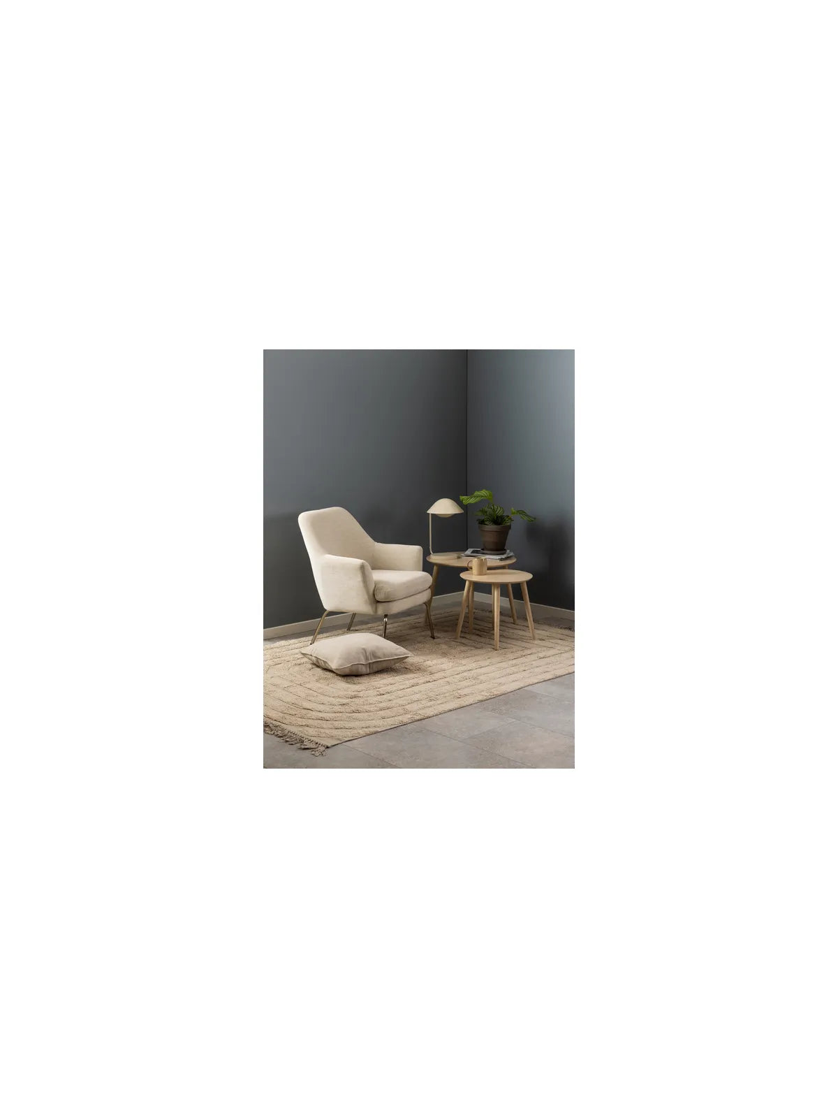 Runder Bambus Couchtisch Roslin Bambus