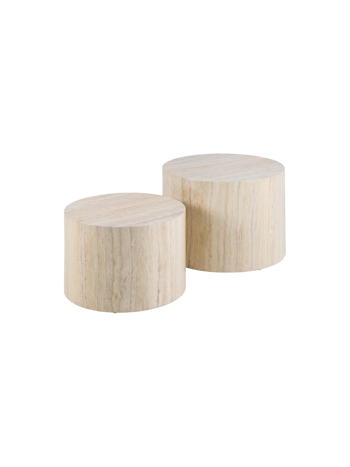 Dice Couchtisch Travertin Rau Papier