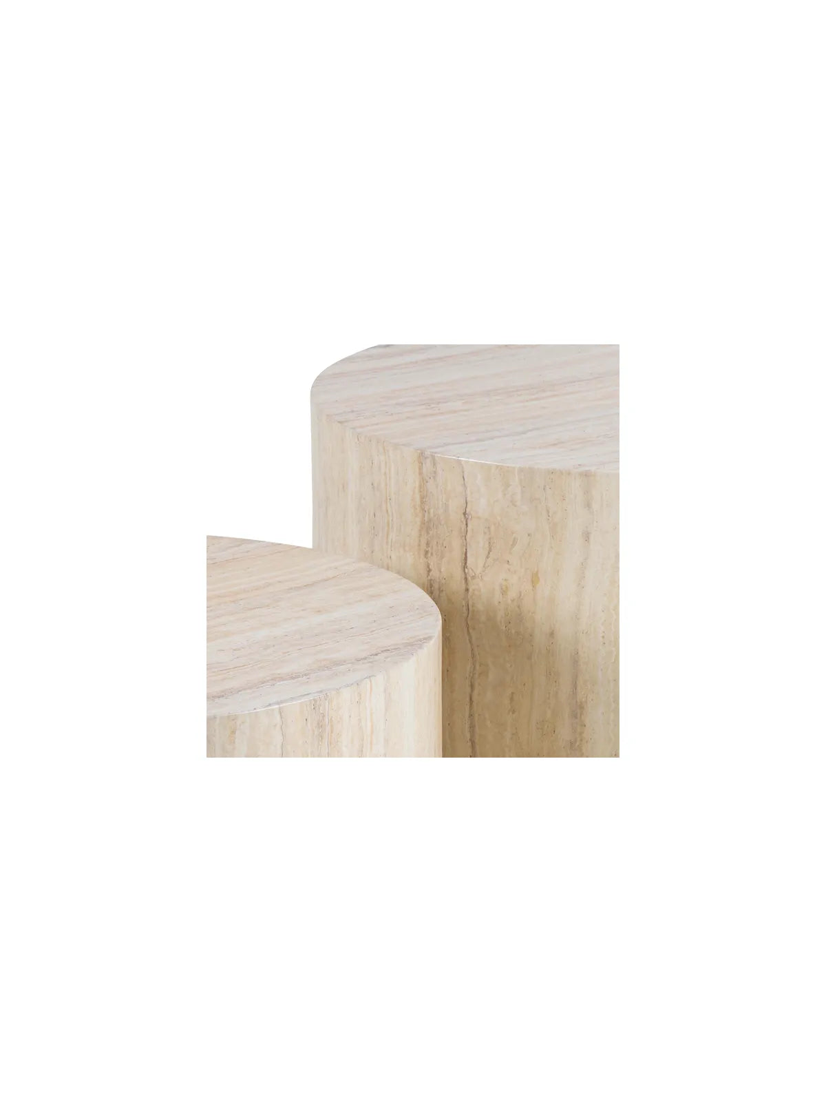 Dice Couchtisch Travertin Rau Papier