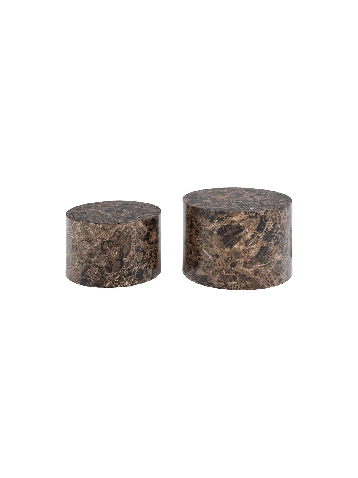 Dice Couchtisch Braun Marmor Delhi Rau Papier