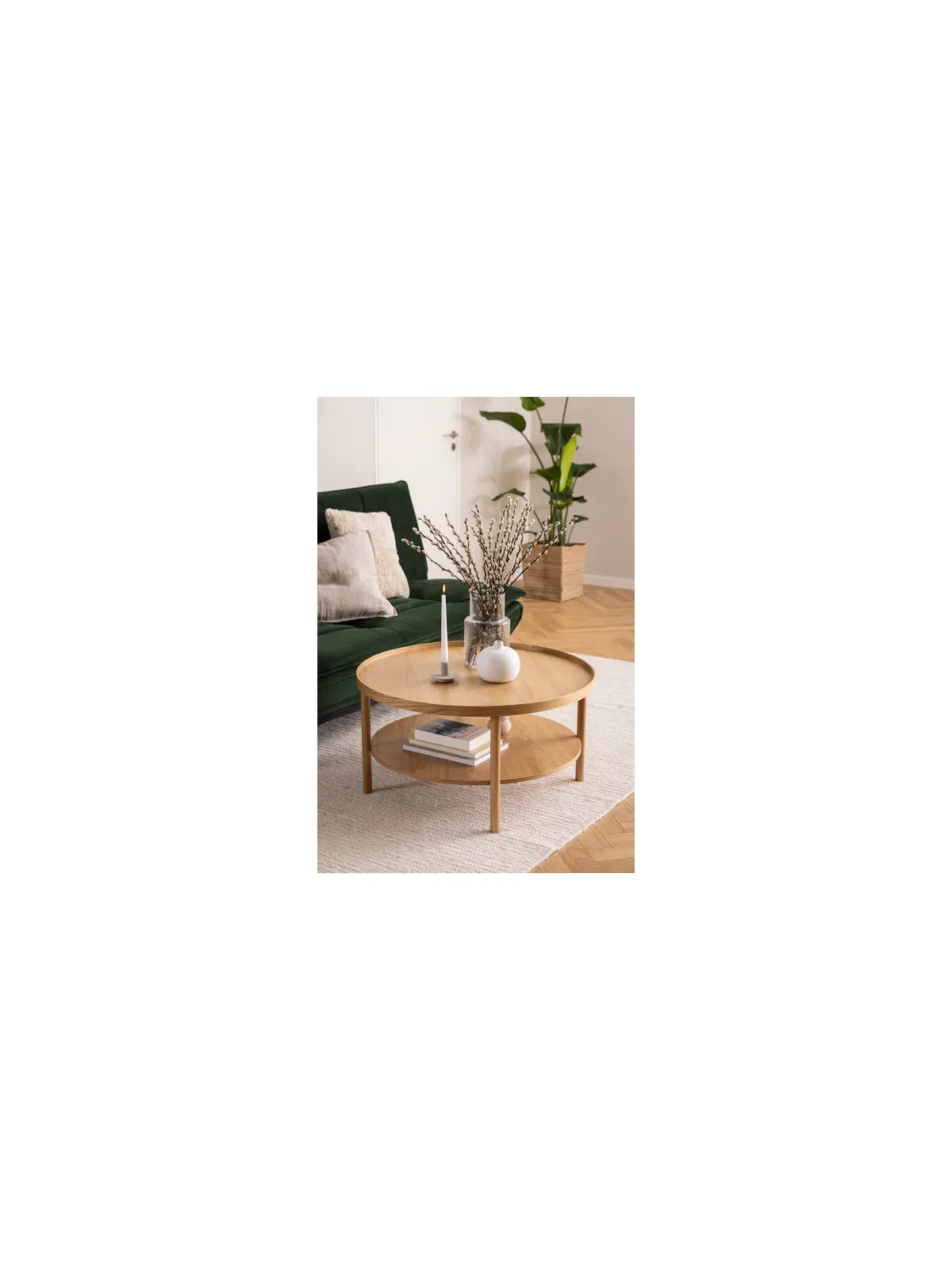 Banbury Couchtisch Eiche PU Lackiert Furnier
