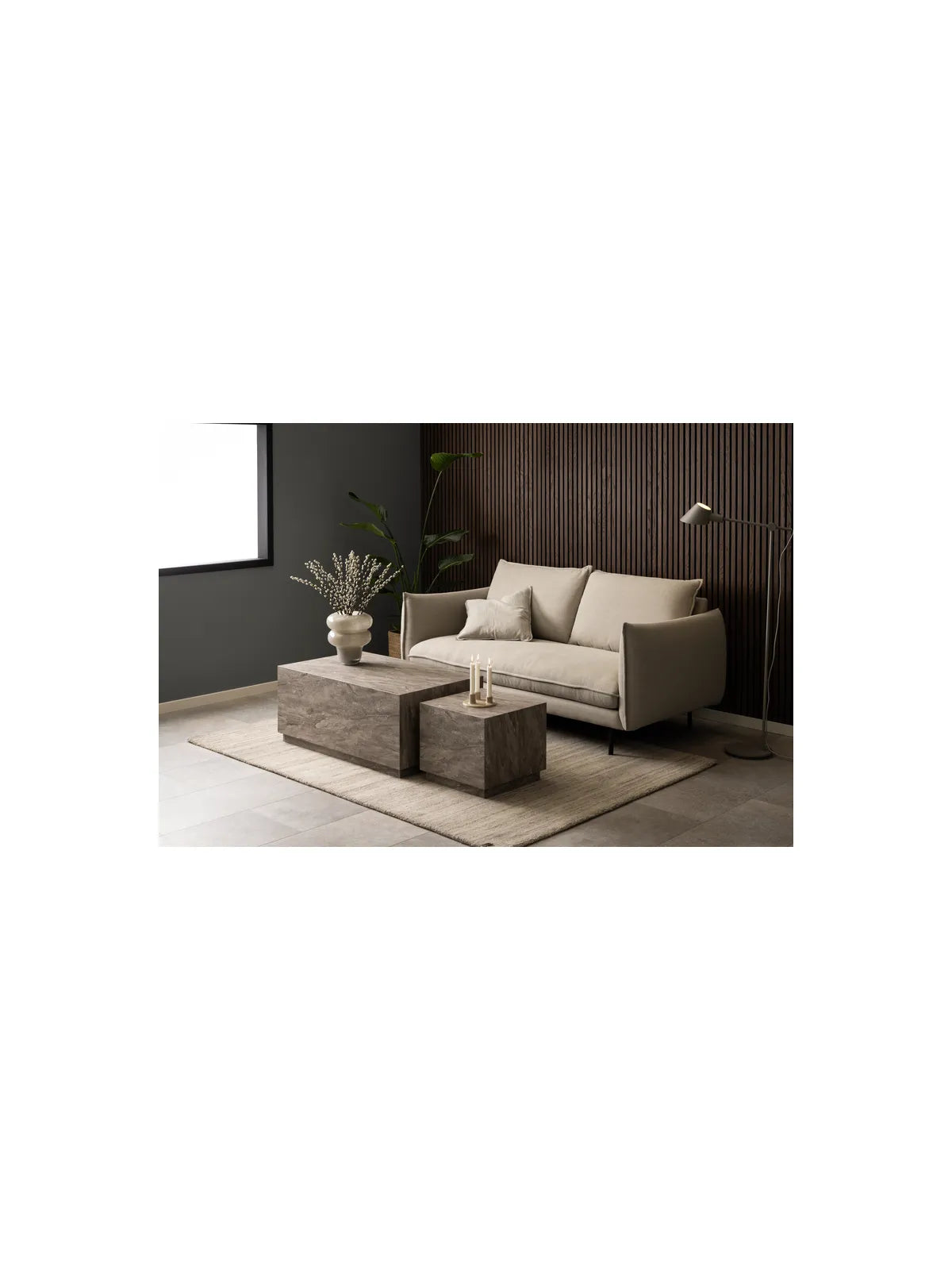 Dice Couchtisch Grau Marmor River Rau Papier