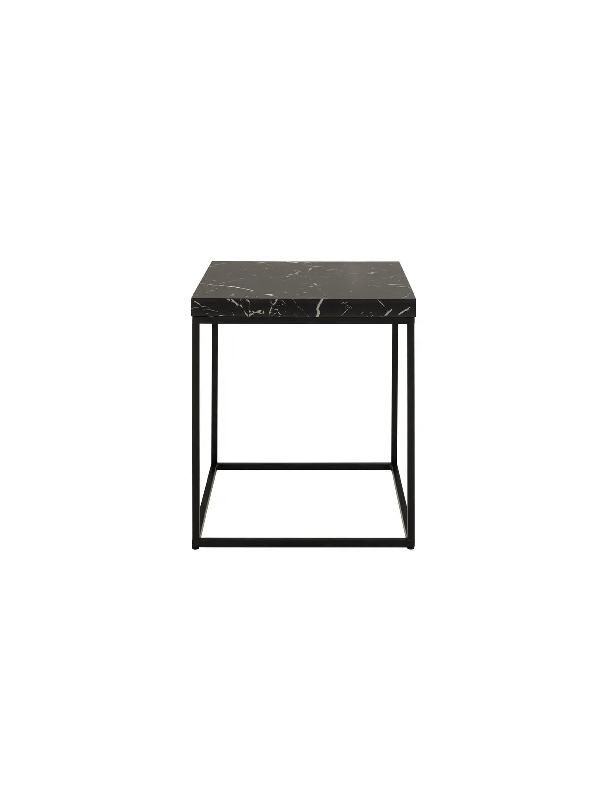 Barossa Couchtisch Marmor Schwarz Marquina Rau Melamin