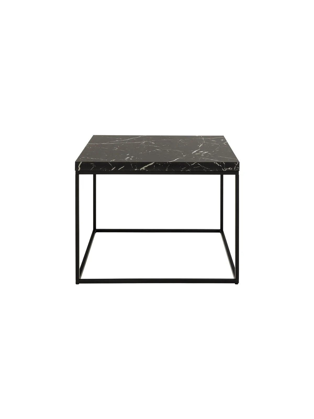 Barossa Couchtisch Marmor Schwarz Marquina Rau Melamin