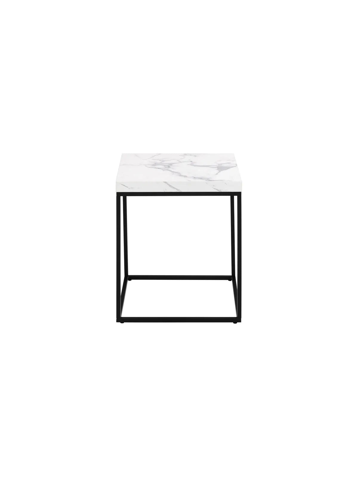 Barossa Couchtisch Marmor Weiss Carrara Rau Melamin