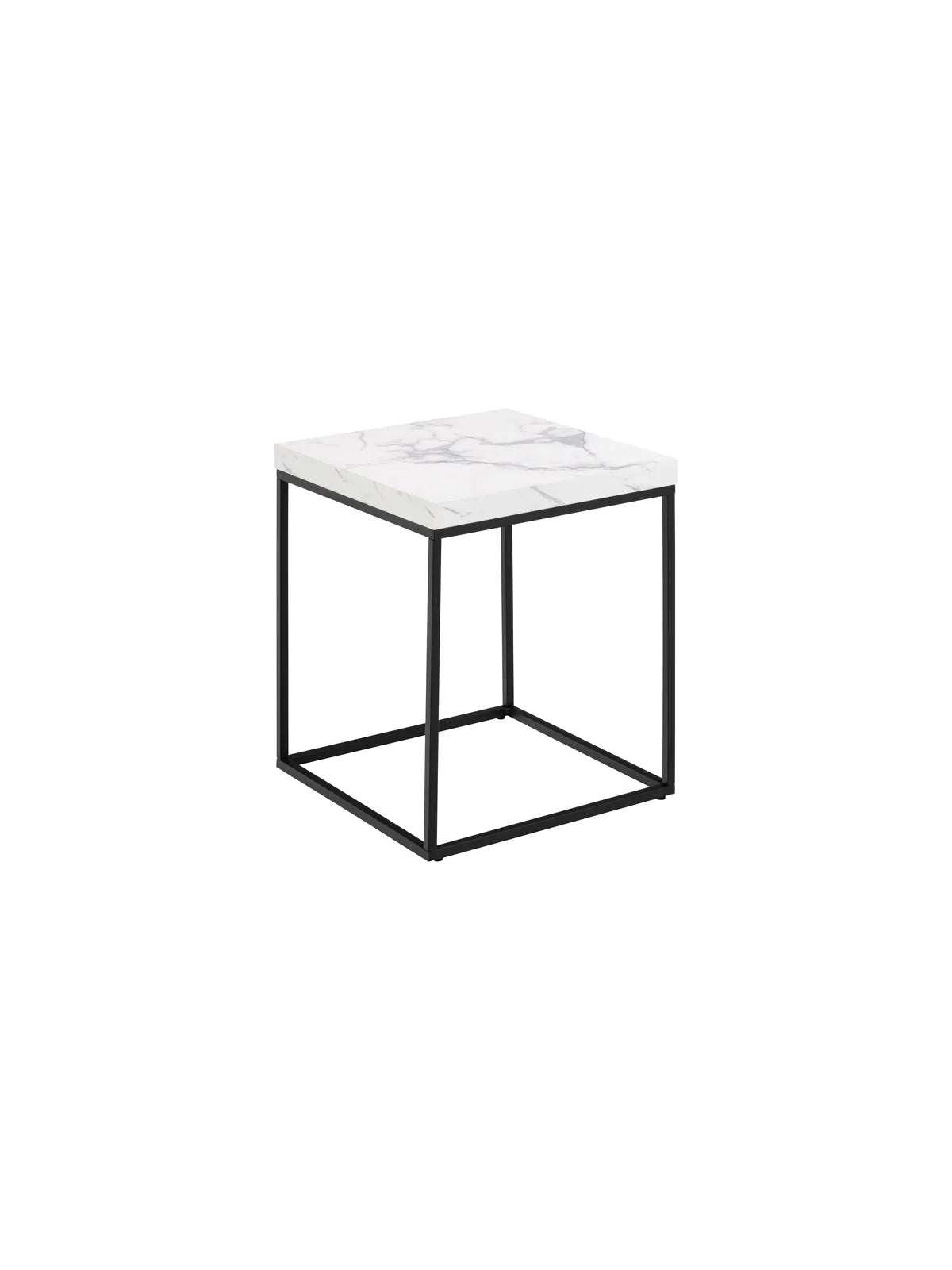 Barossa Couchtisch Marmor Weiss Carrara Rau Melamin