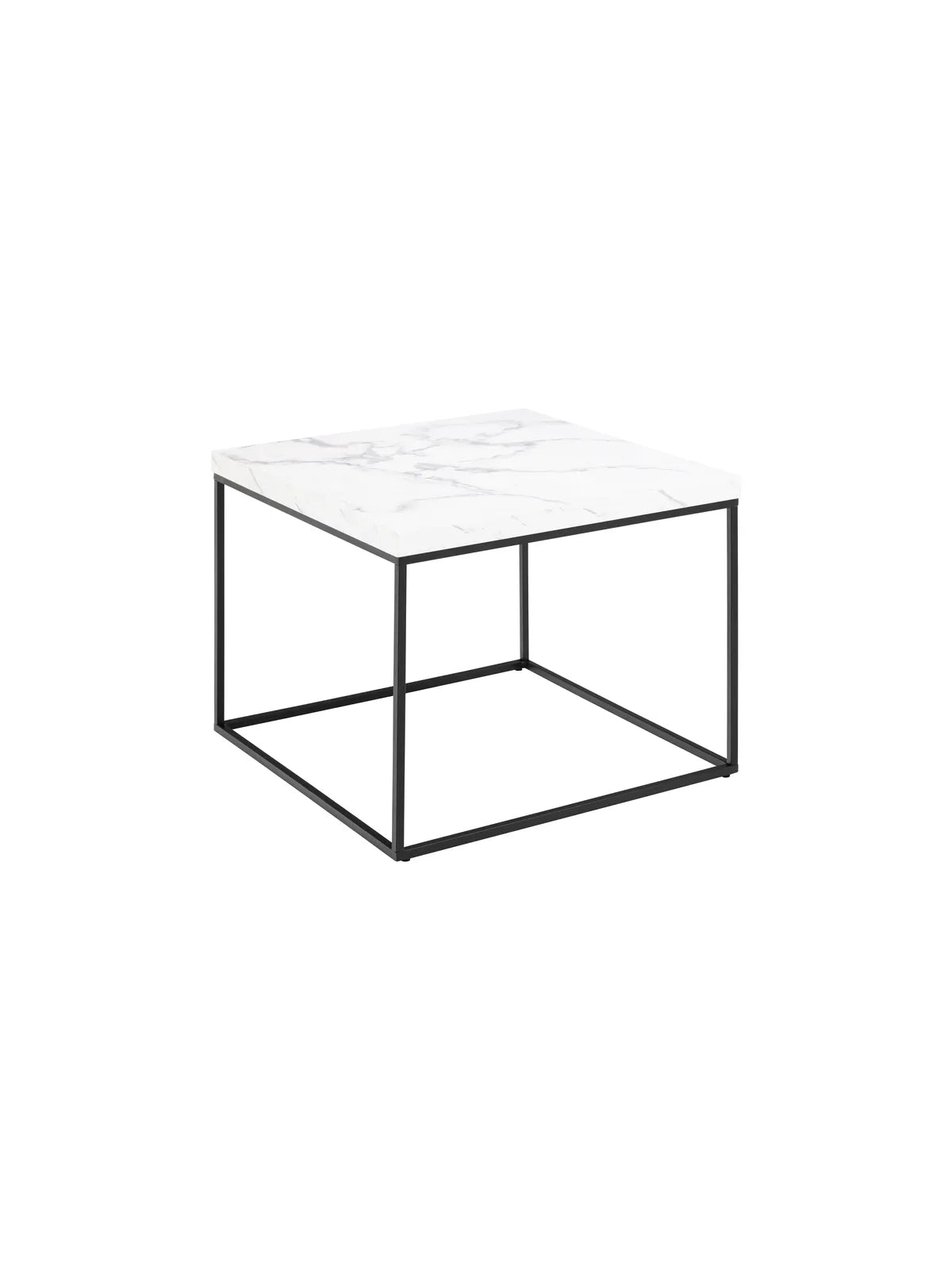 Barossa Couchtisch Marmor Weiss Carrara Rau Melamin