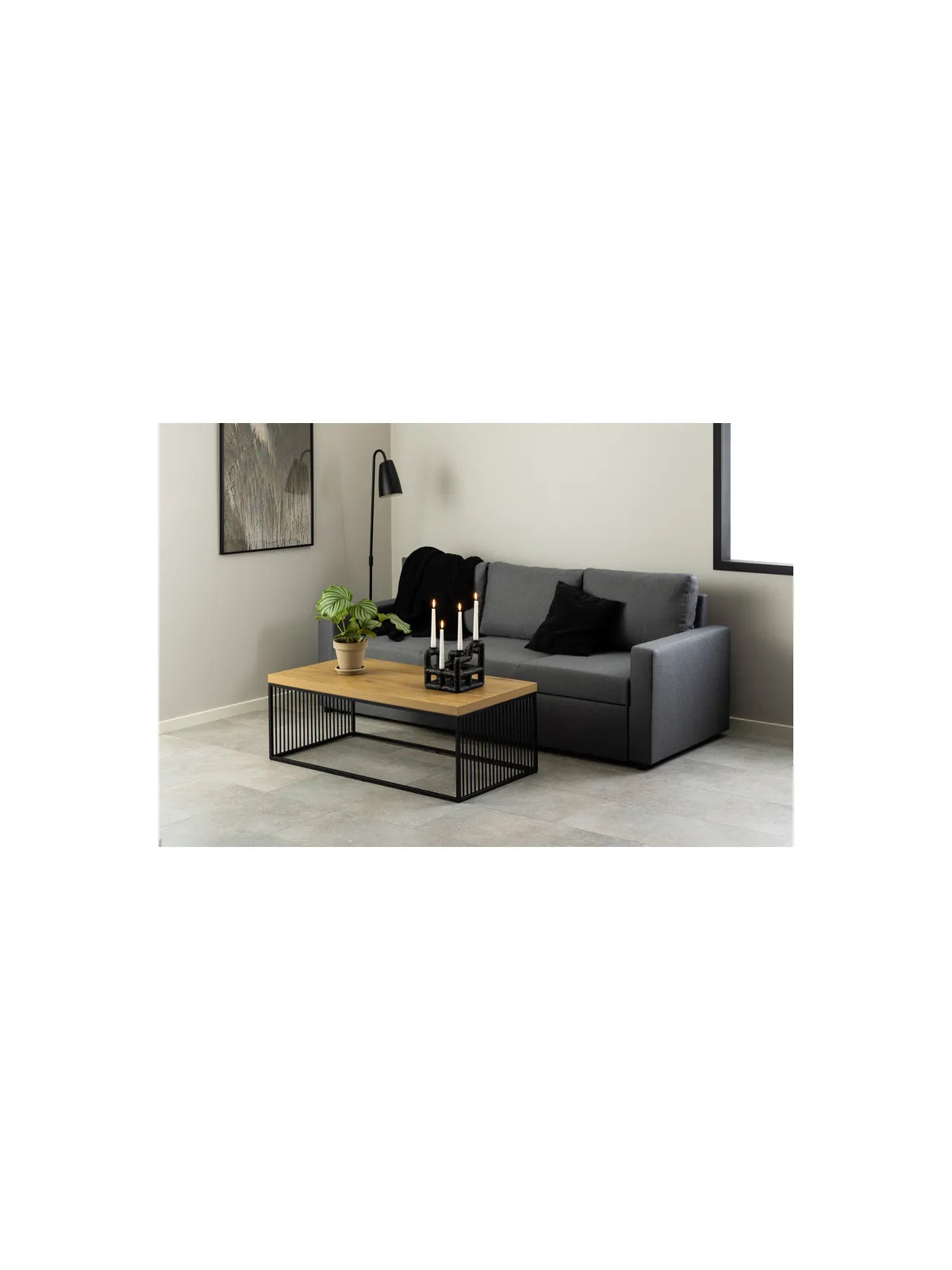 Melamin Couchtisch Strington Wildeiche