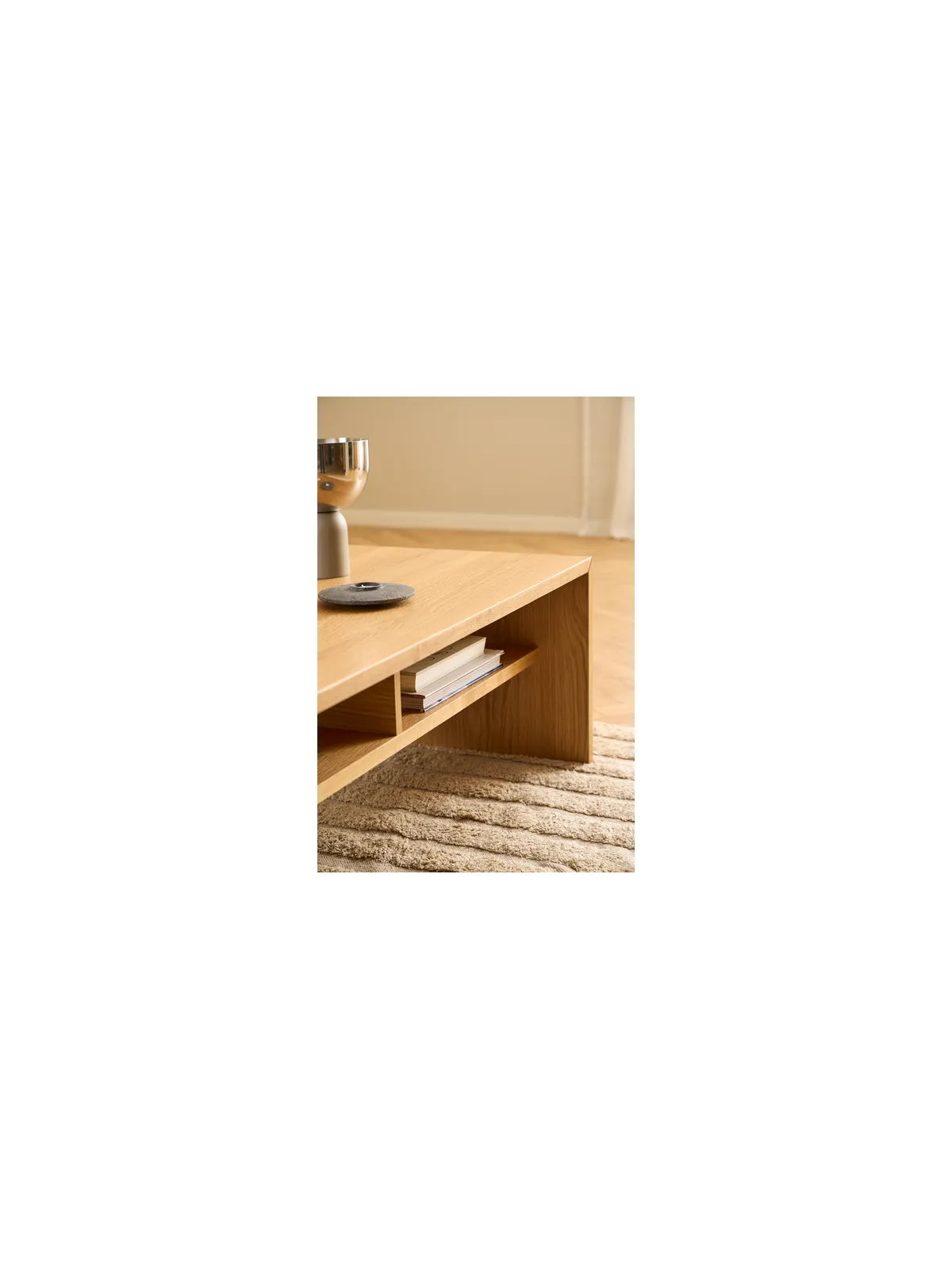 Arlon Couchtisch Eiche PU Lackiert Furnier