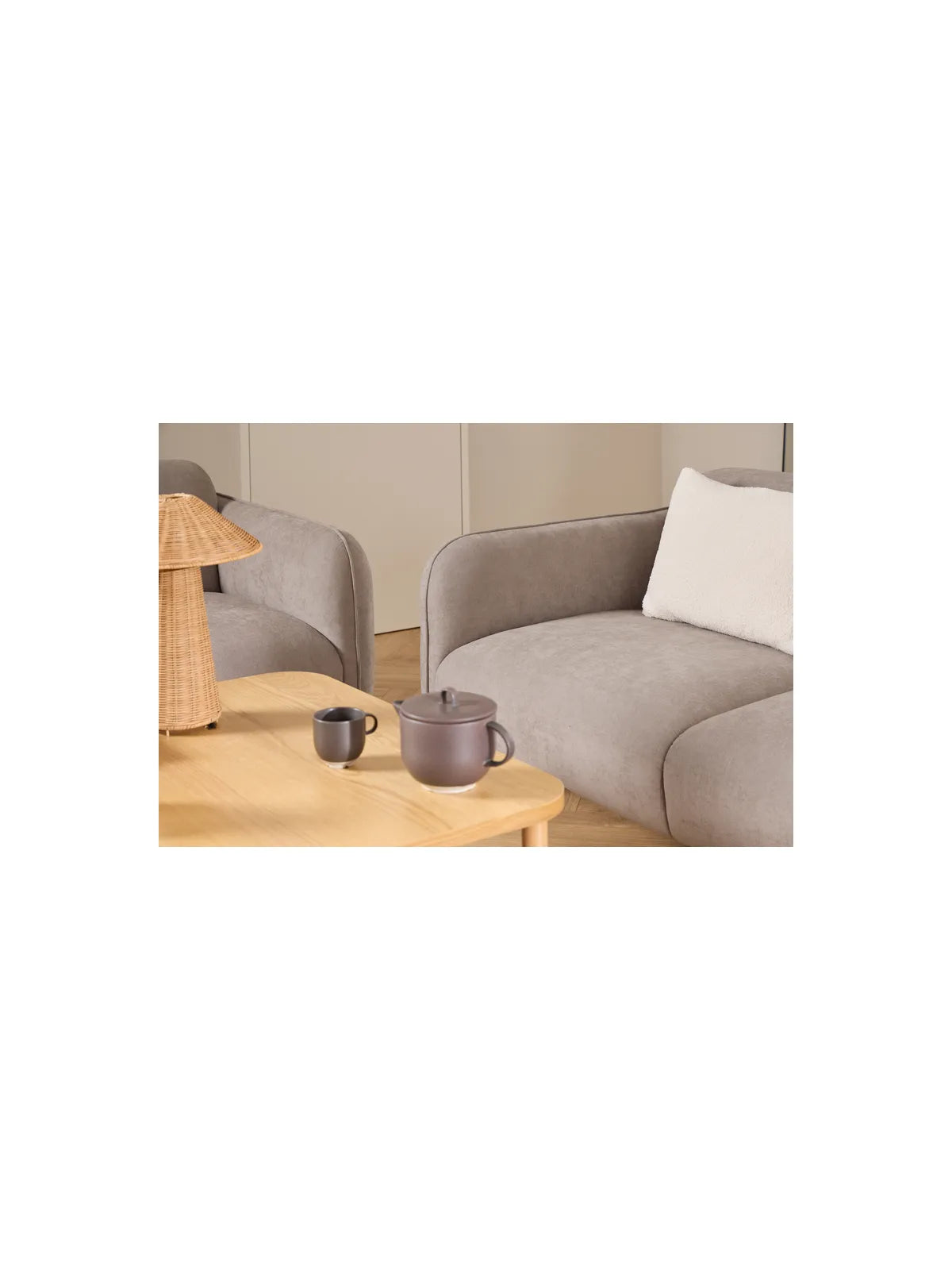 Banbury Couchtisch Eiche PU Lackiert Furnier