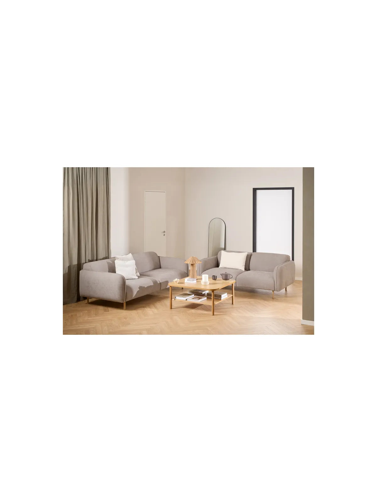 Banbury Couchtisch Eiche PU Lackiert Furnier