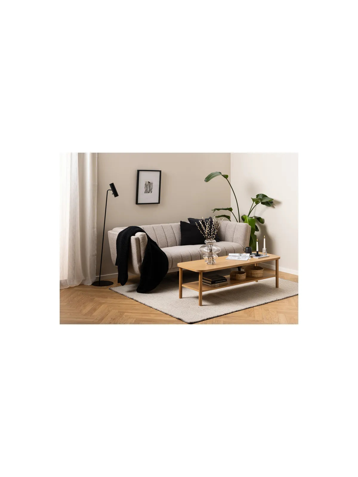 Banbury Couchtisch Eiche PU Lackiert Furnier
