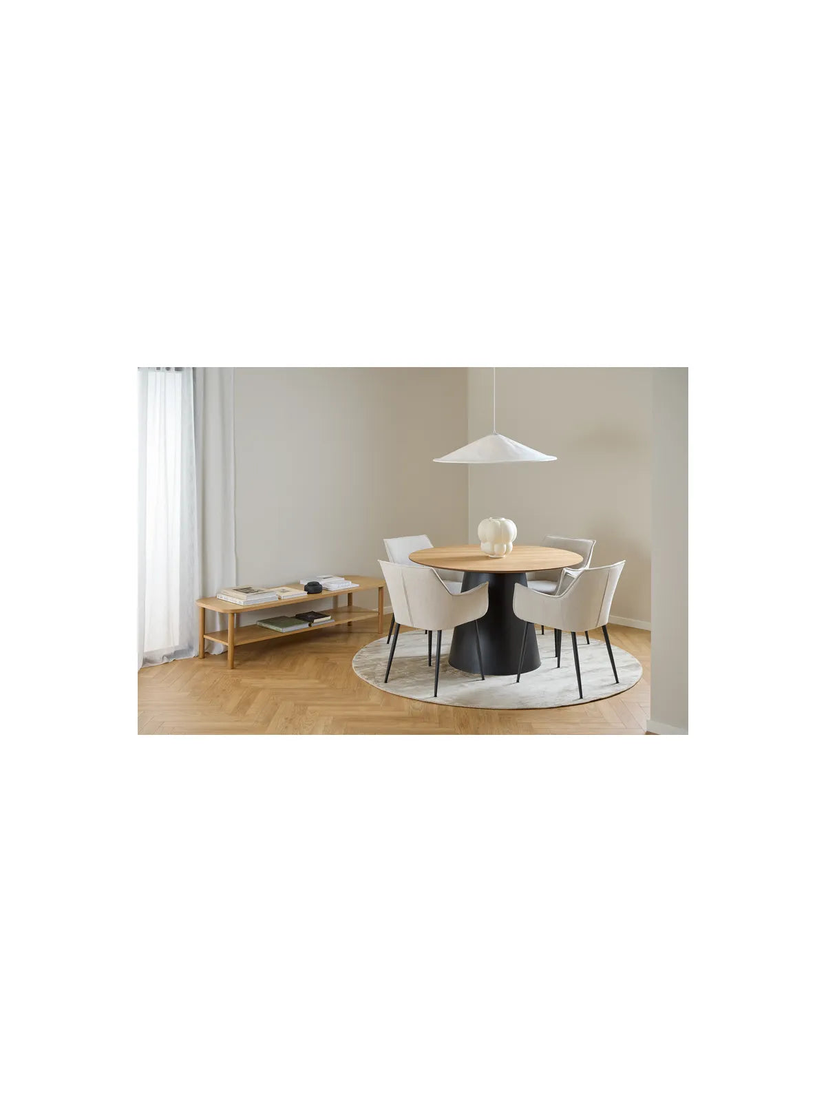 Banbury Couchtisch Eiche PU Lackiert Furnier