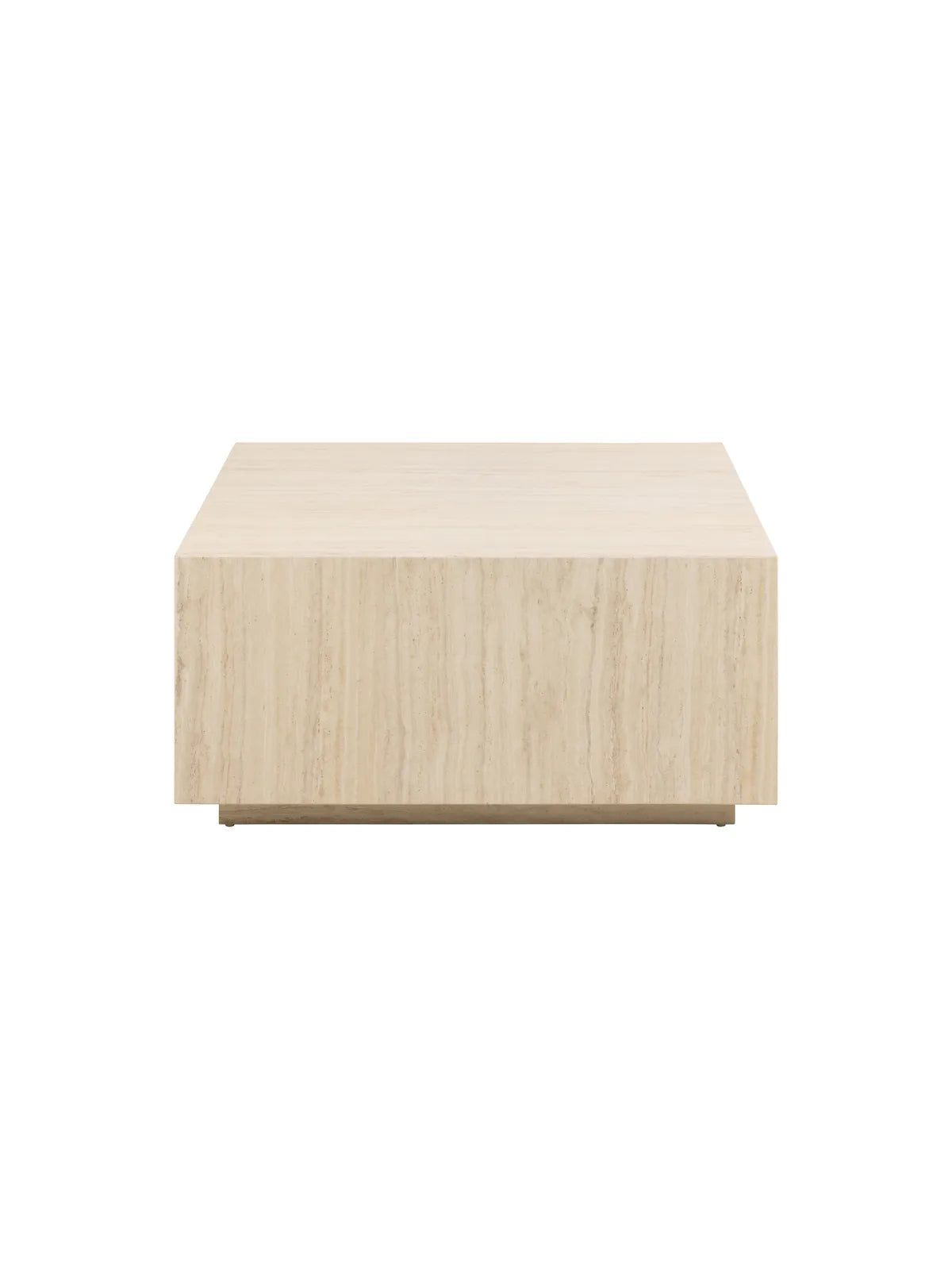 Dice Couchtisch Travertin Rau Papier