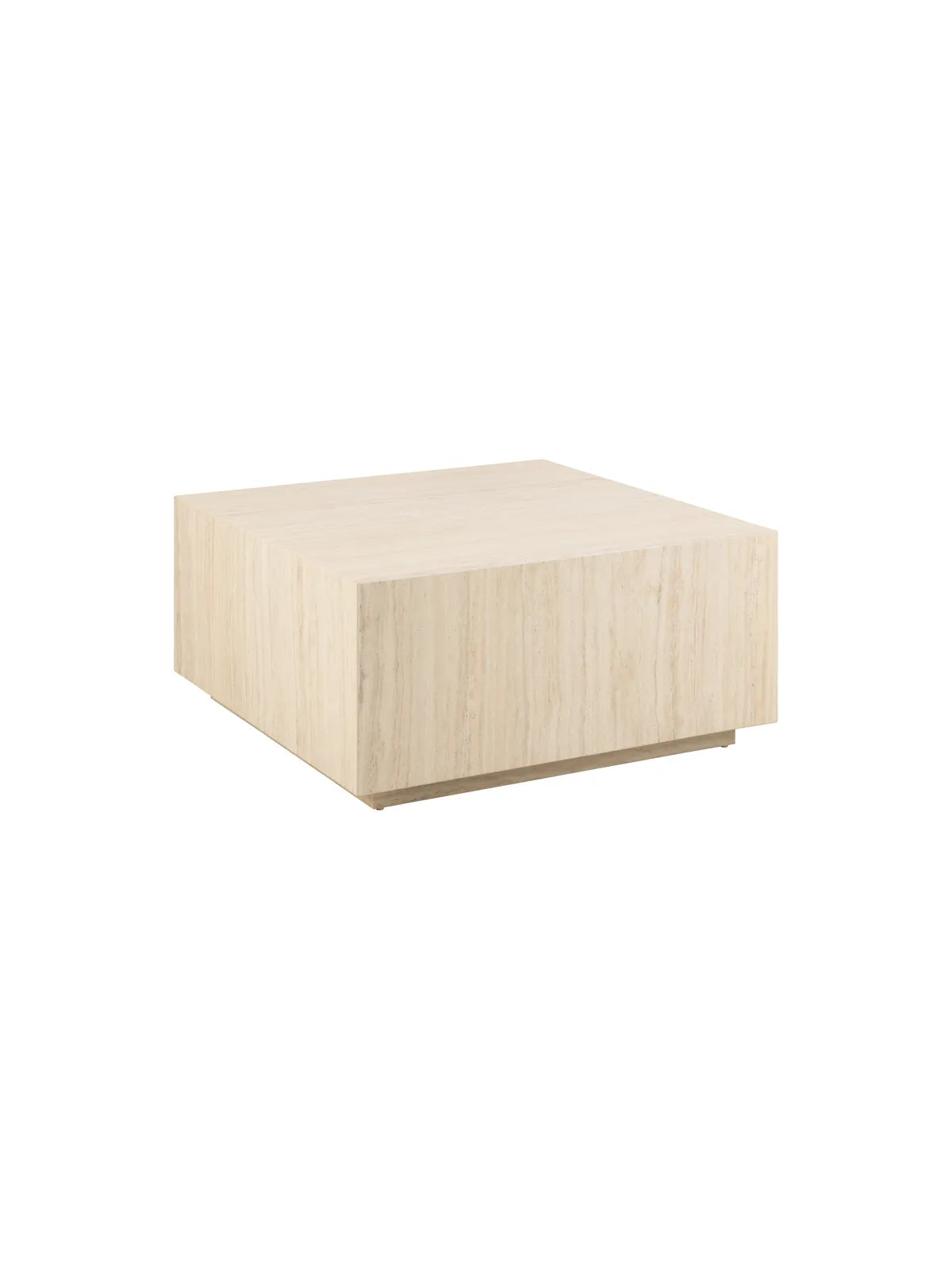 Dice Couchtisch Travertin Rau Papier