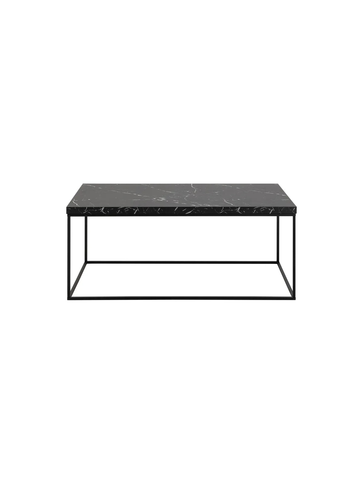Barossa Couchtisch Marmor Schwarz Marquina Rau Melamin