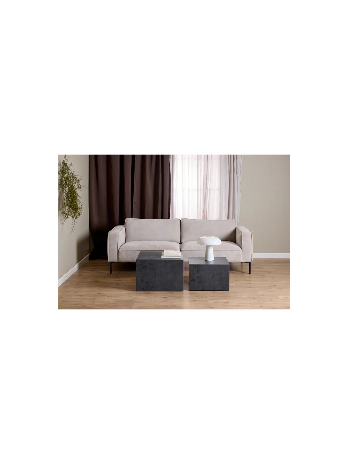 Dice Couchtisch Schwartz Ocean Rau Papier