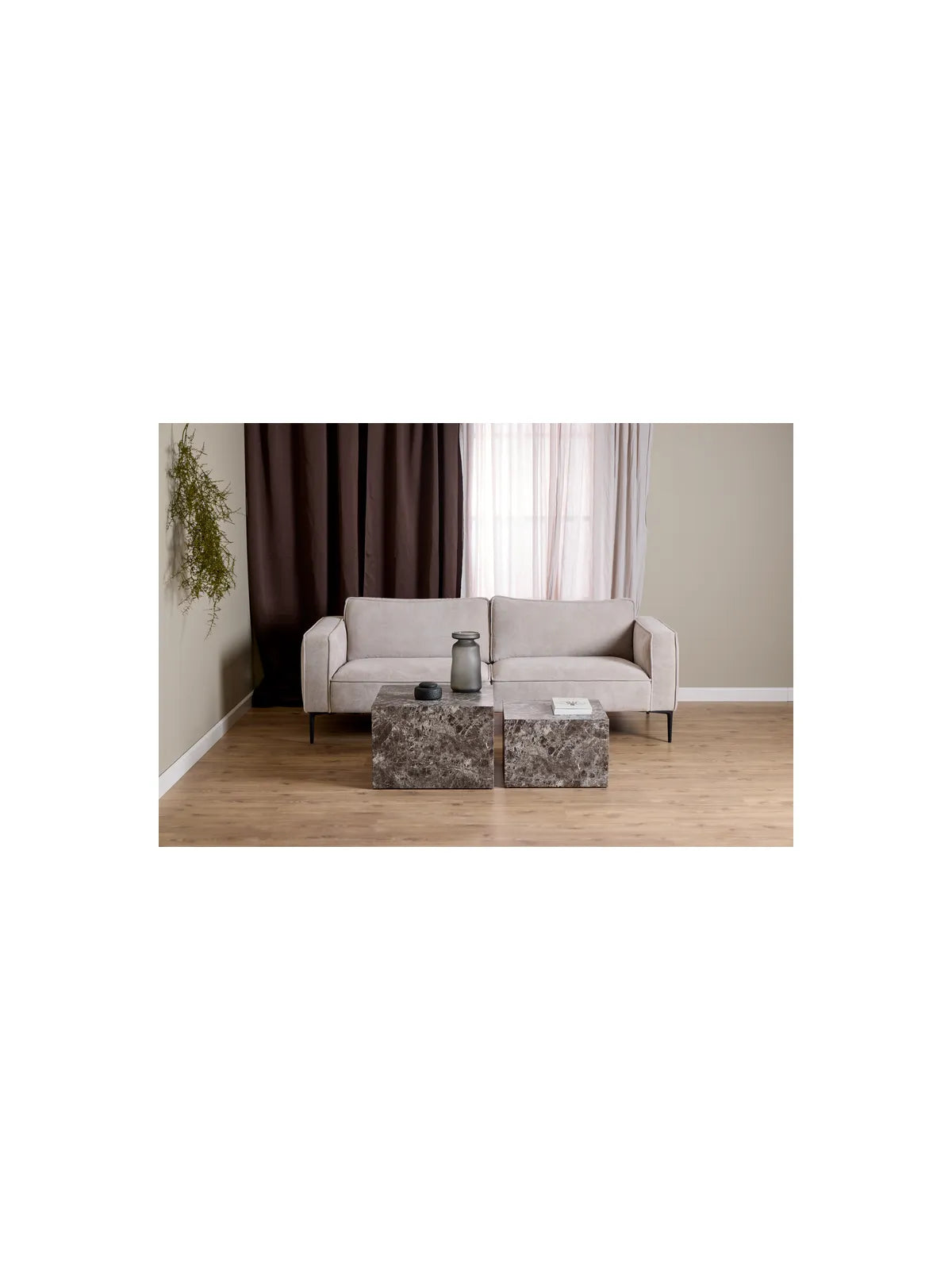 Dice Couchtisch Hellbraune Emperador Rau Papier