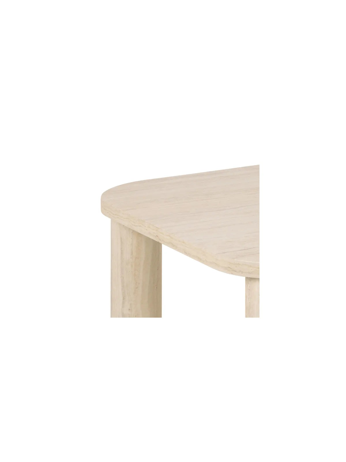 Holz Couchtisch Solano Rau Papier