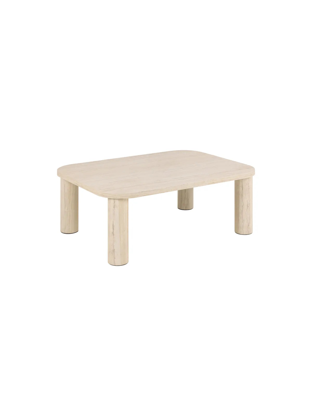 Holz Couchtisch Solano Rau Papier