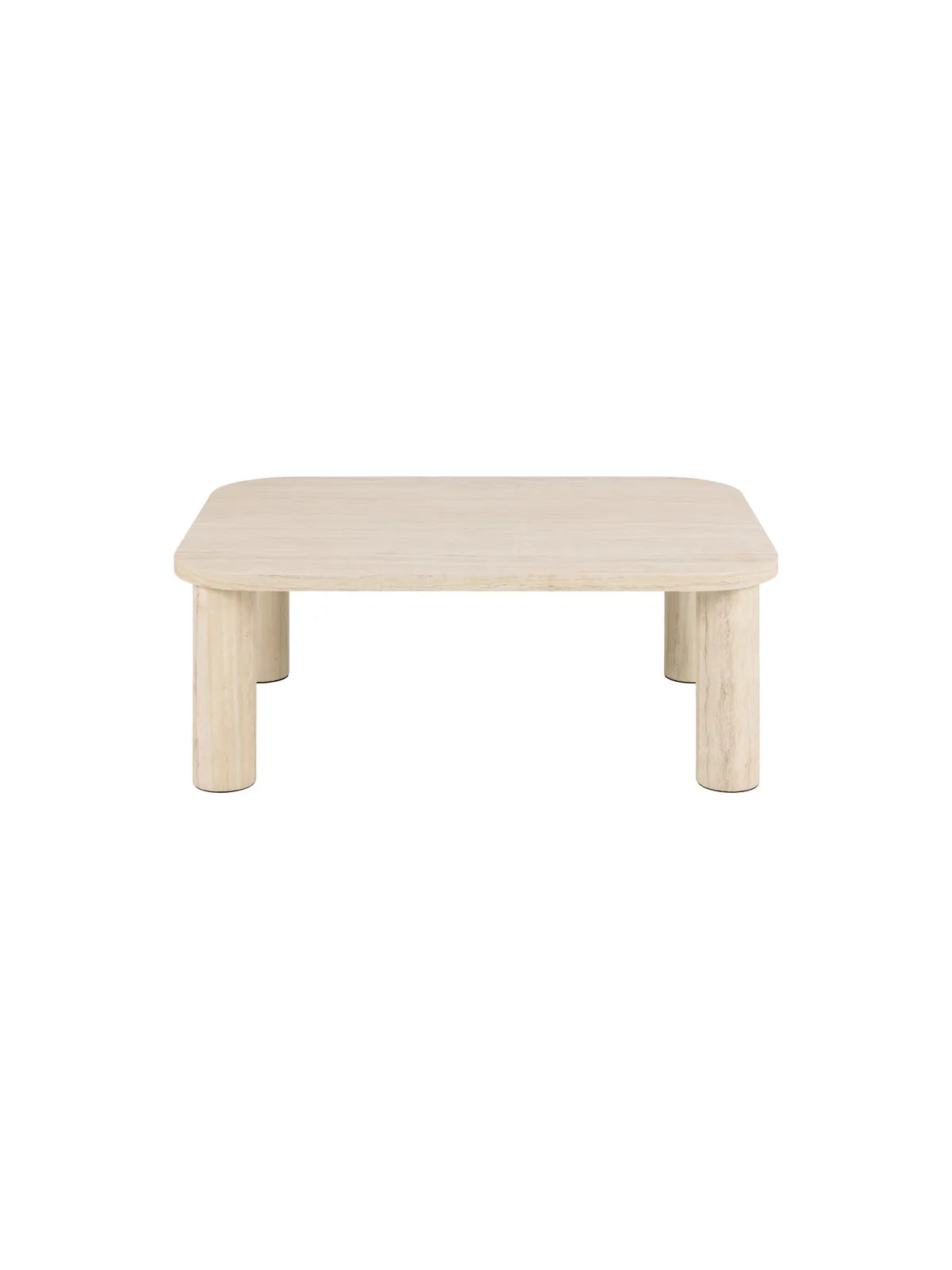 Holz Couchtisch Solano Rau Papier