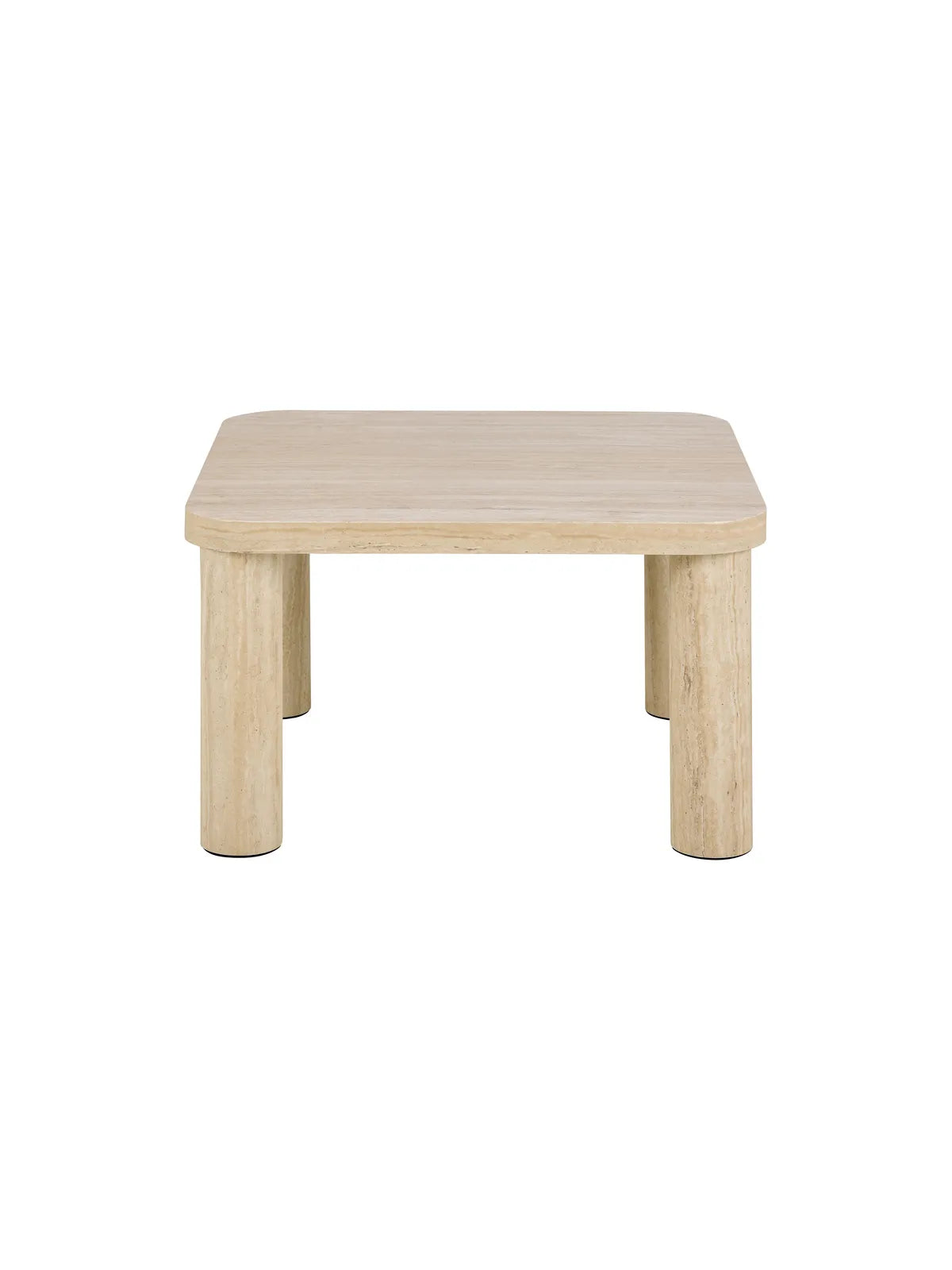Holz Couchtisch Solano Rau Papier