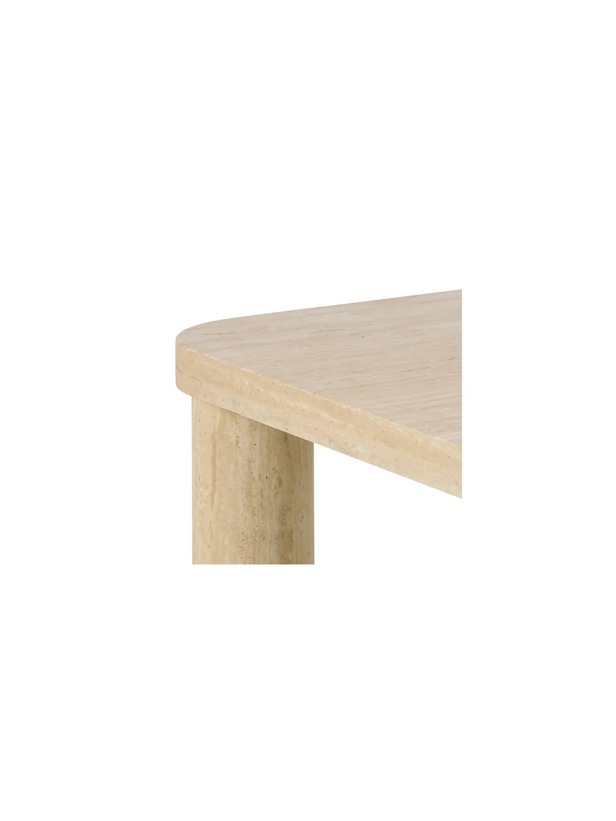 Holz Couchtisch Solano Rau Papier
