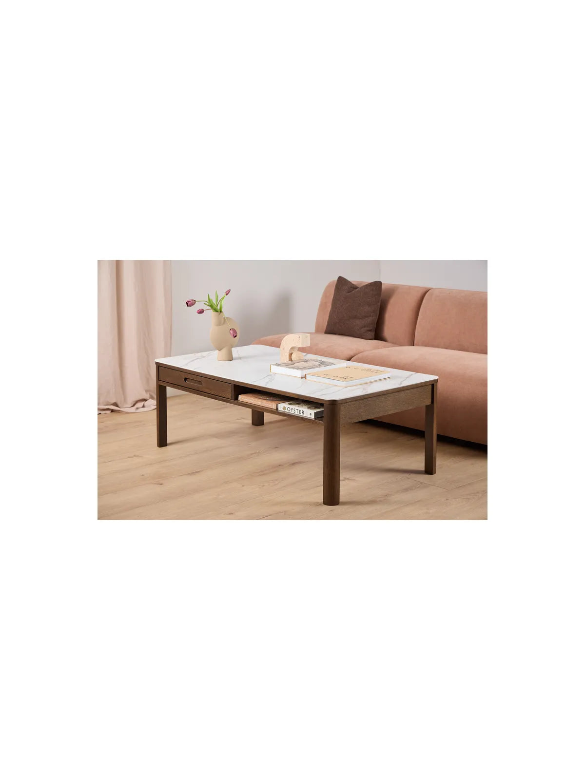 Keramik Couchtisch Southampton Creme